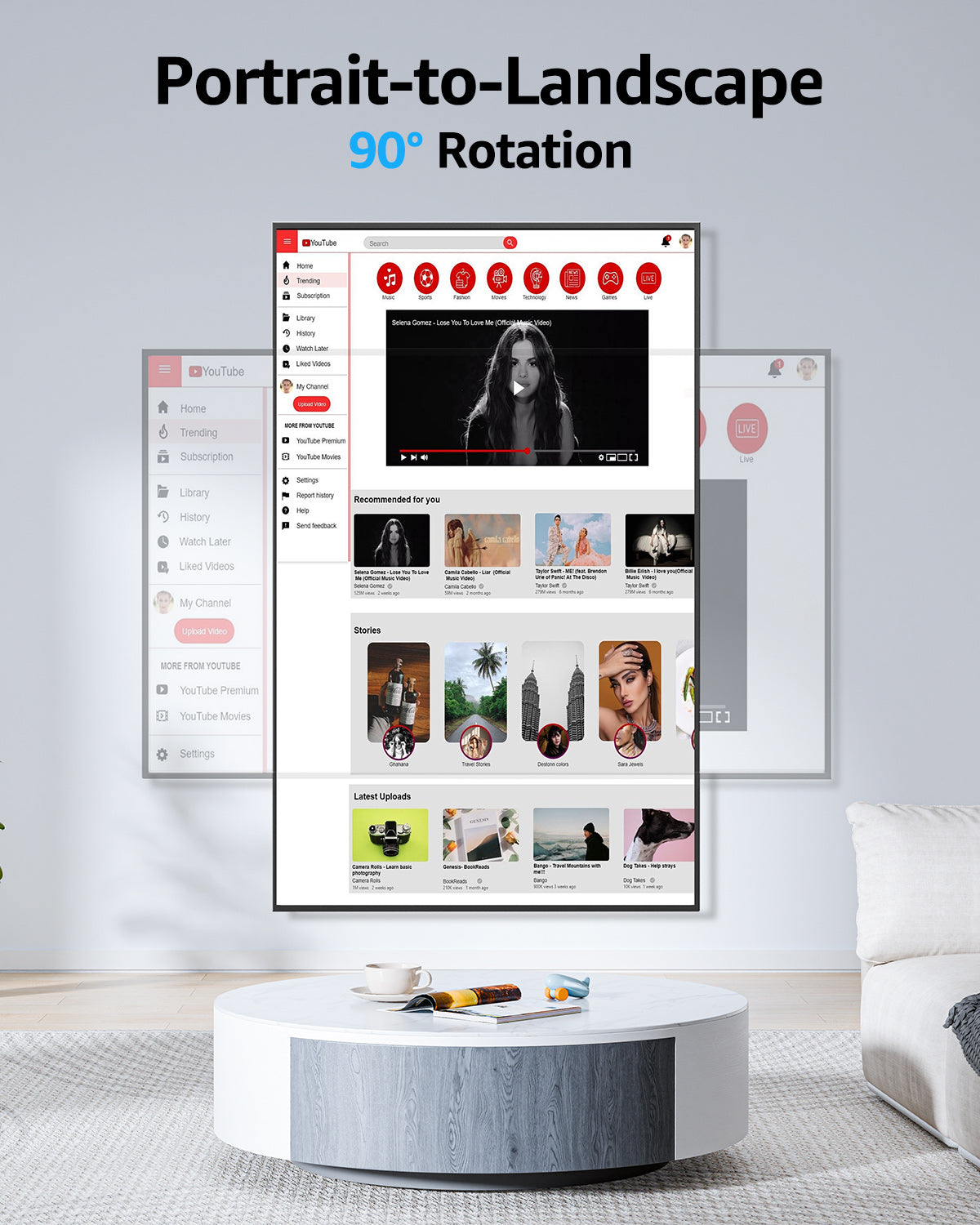 TV Wall Mount Rotation Ultra Slim for 27-65 inch S430