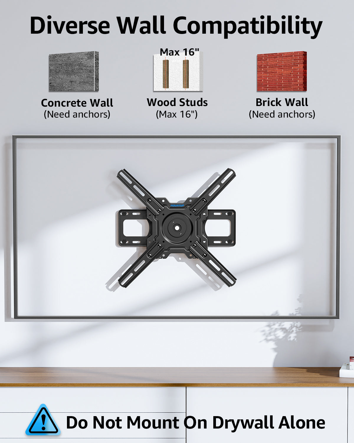 TV Wall Mount Rotation Ultra Slim for 27-65 inch S430