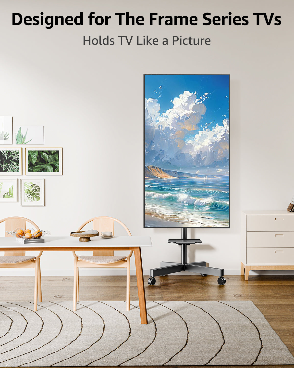 TV Stand Cart for 23-60 Inch MUT1114-B