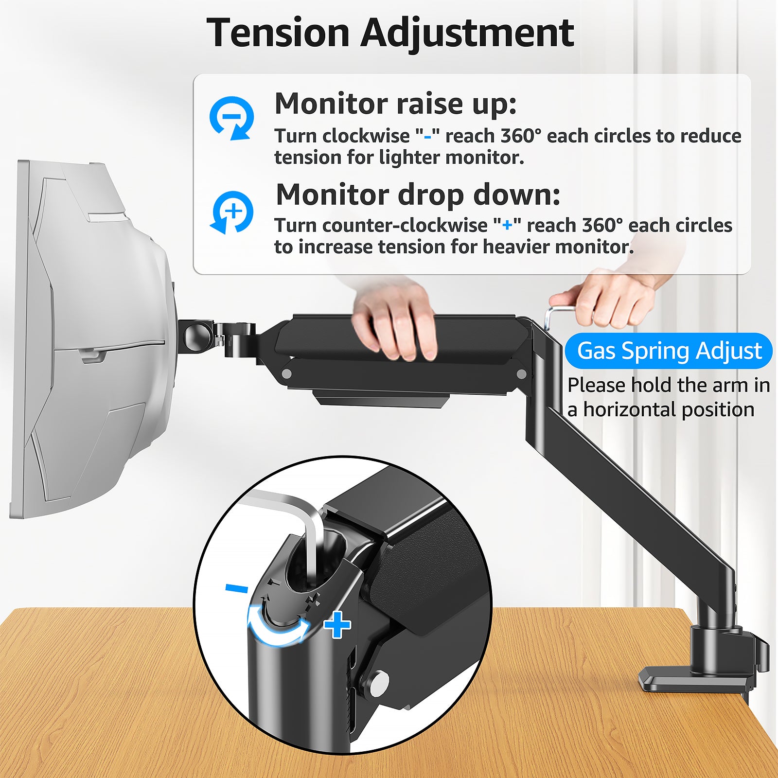 Monitor Arm Heavy Duty for 17''-49'' MUA3227