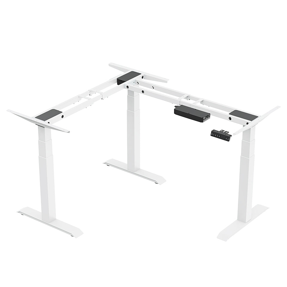 Standing Desk Frame Triple Motor L Shaped Electric 3 Standing Desk legs MUD32