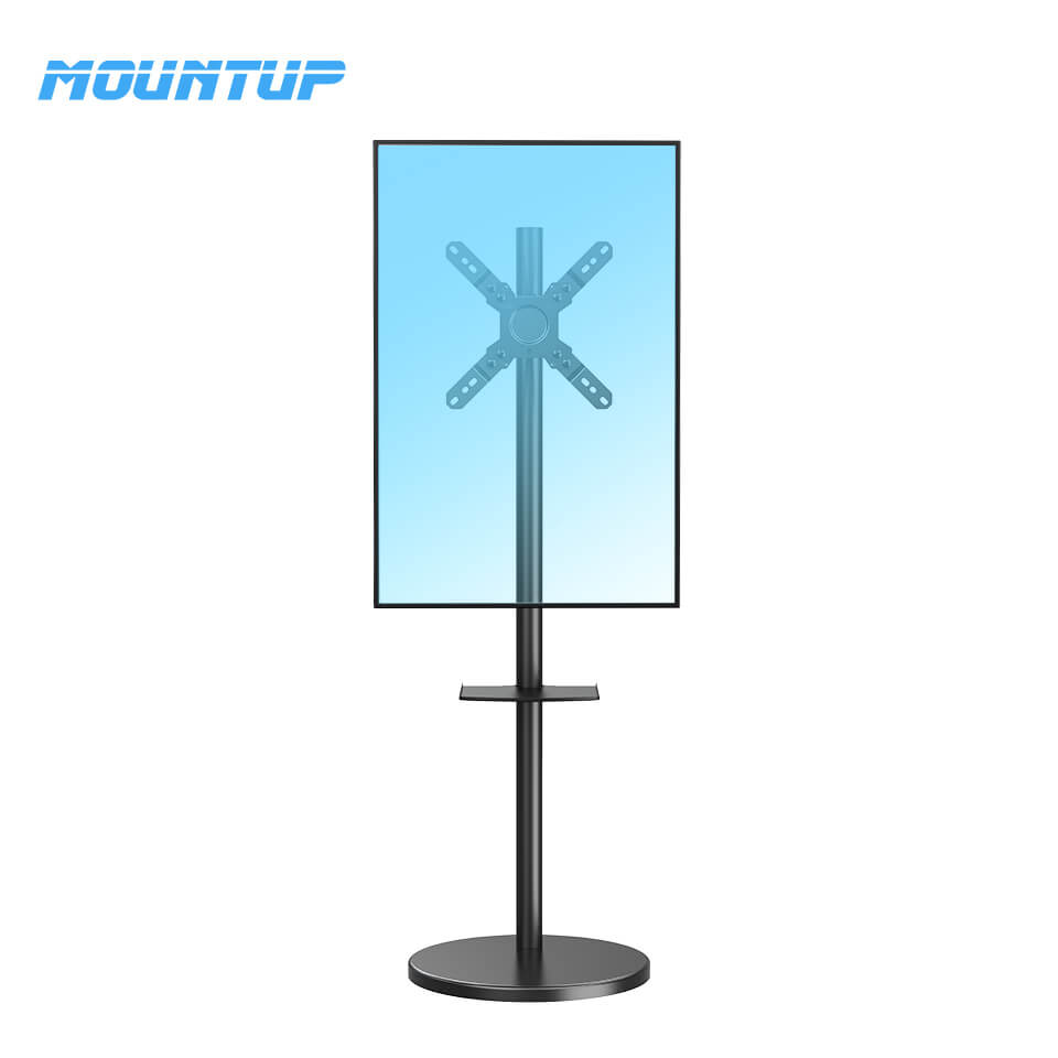 Monitor Floor Stand Hold Up To 15kg/33lbs TV Mount Cart MUT1101