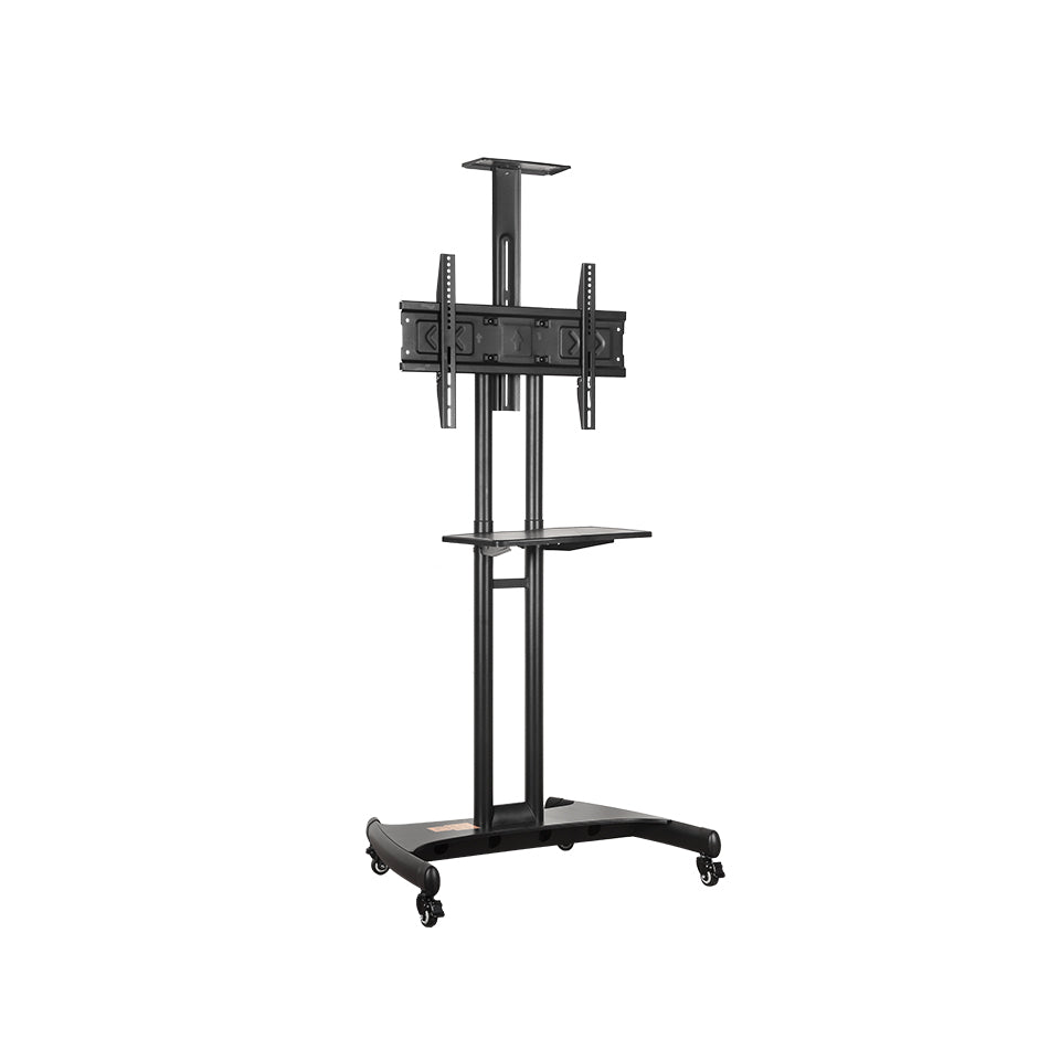 Mobile TV Trolley Cart Height Adjustable TV Pedestal Stand for 32''-70'' TVs MUT1118