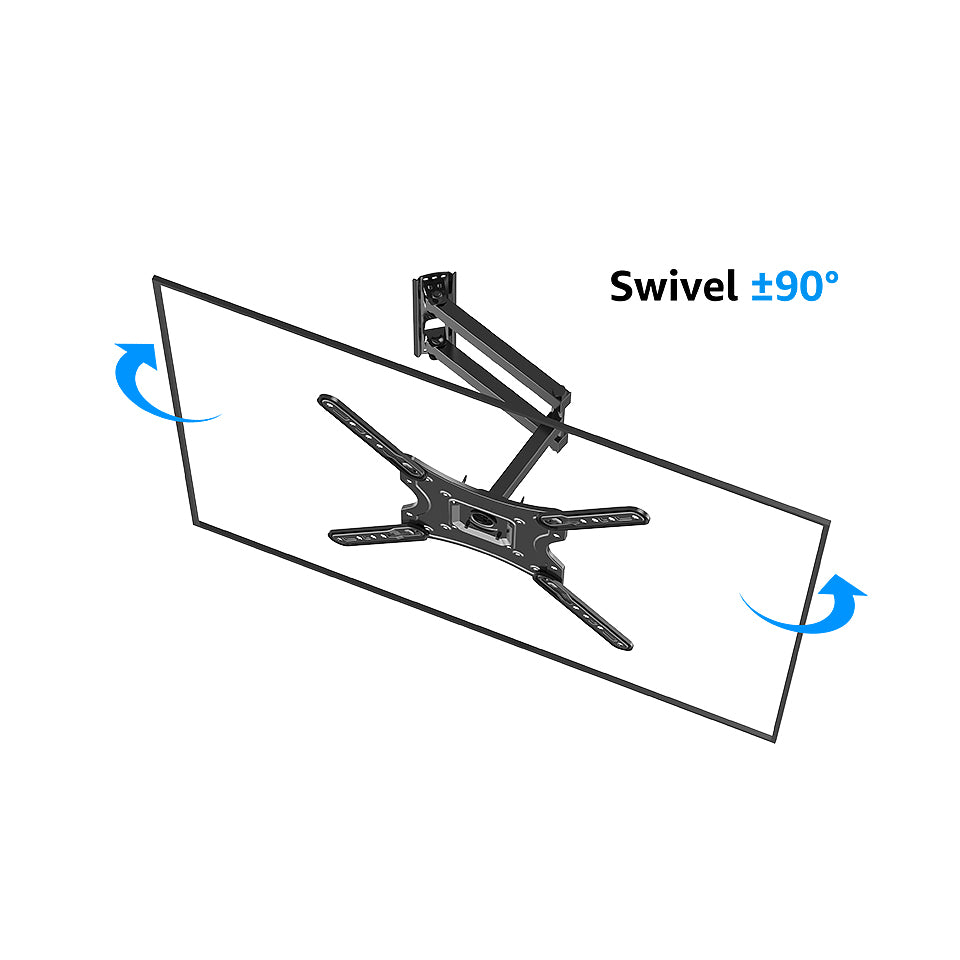 TV Mount Wall Swivel Bracket Max VESA 400*400mm Base for 26-60 Inch E470