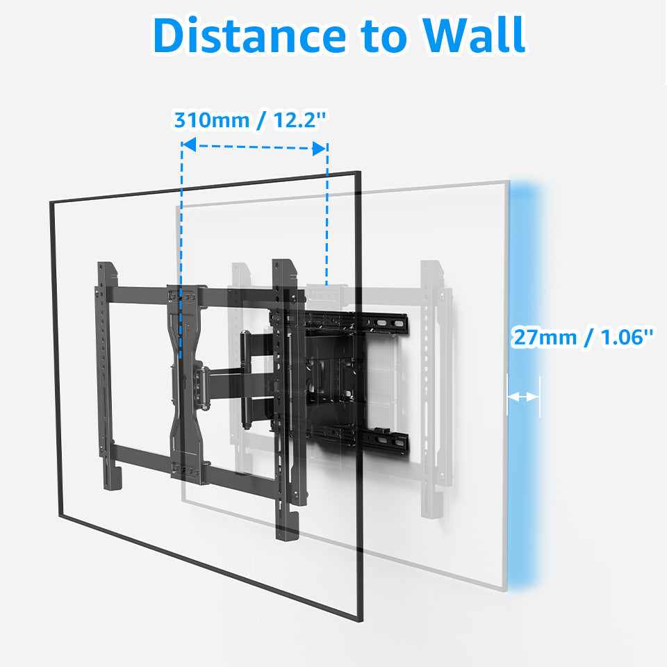 TV Mount Full Motion for 37-90 Inch S640