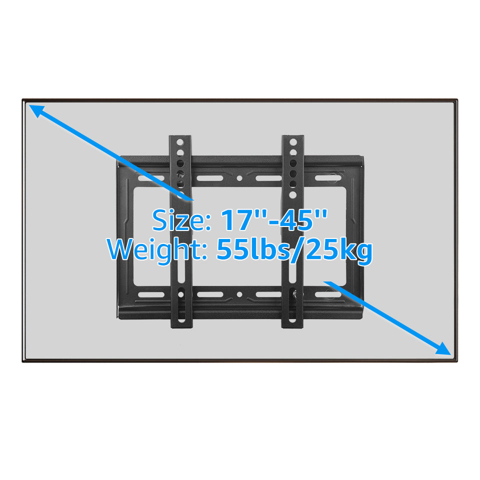 Fixed TV Mount Wall Rack TV Bracket 17-45 Inch MUT0067A