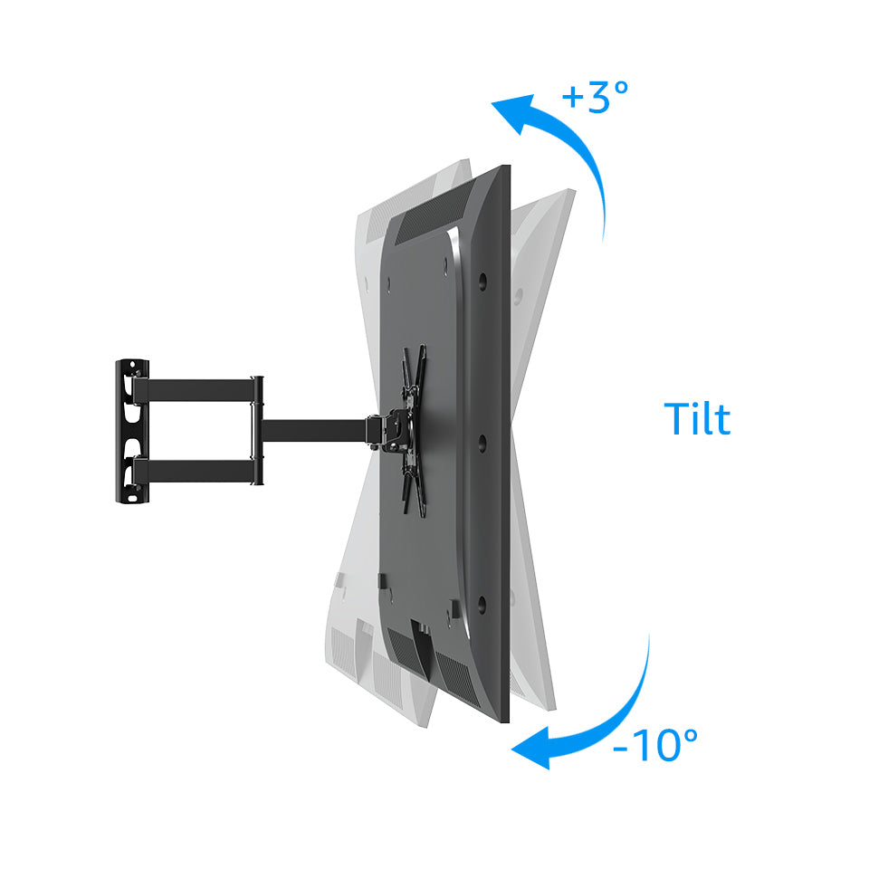 TV Wall Mount Bracket Full Motion 14-42inch Swivel E200