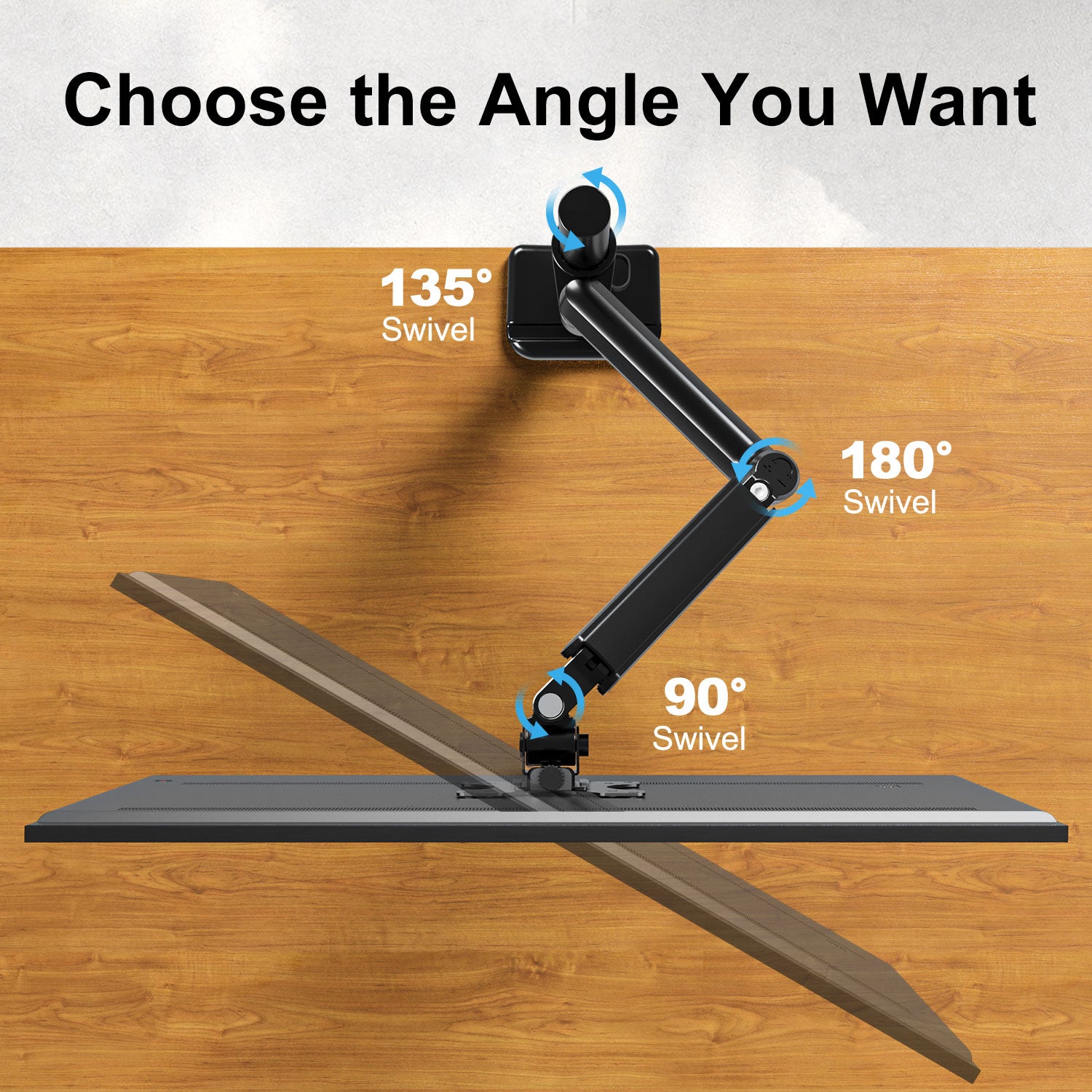 Single Monitor Desk Mount for 13''-32'' Monitors MUA6007