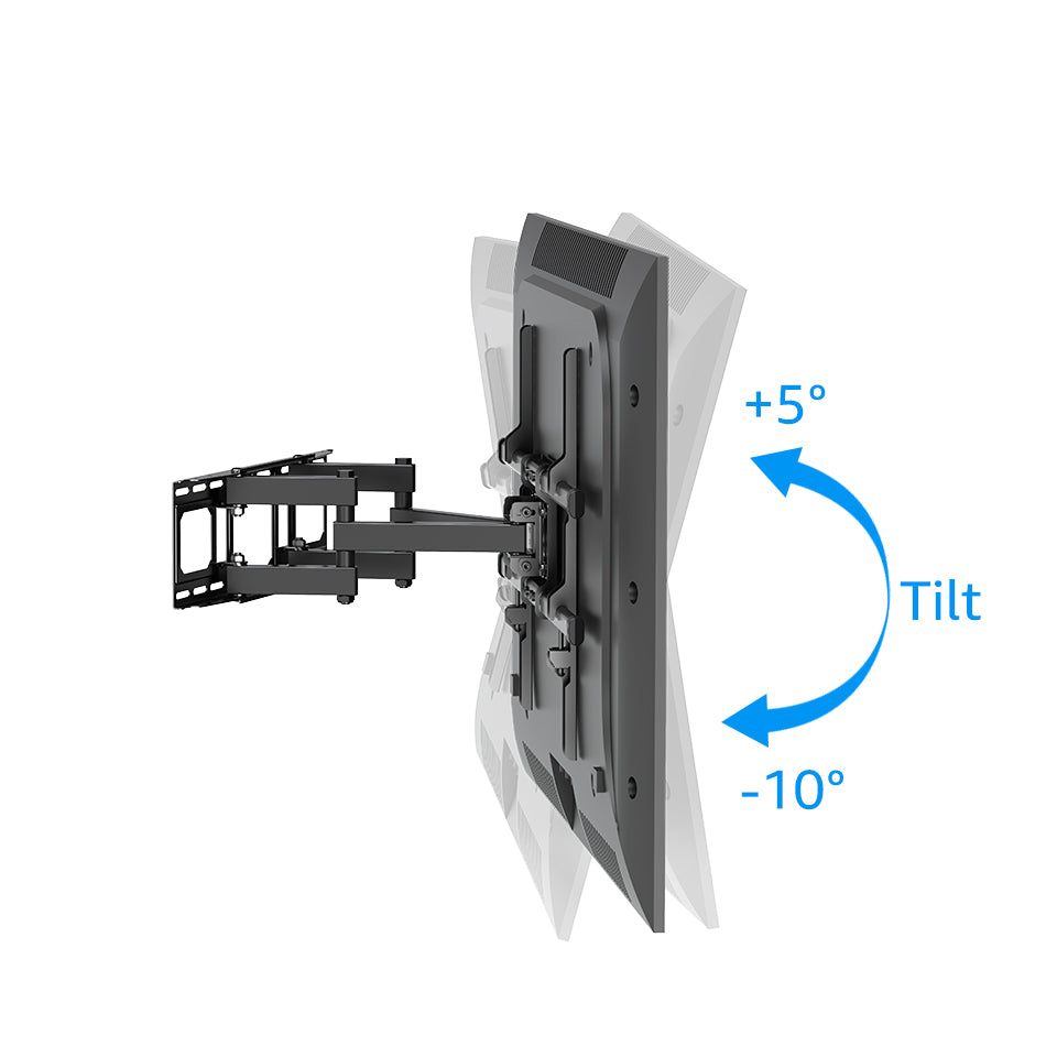 Full Motion TV Wall Mount for 37''-75'' TVs E600