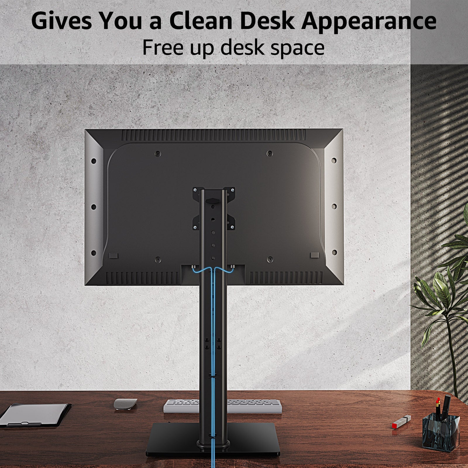 Vertical Dual Monitor Stand for 13"-42'' Monitors MUA1005