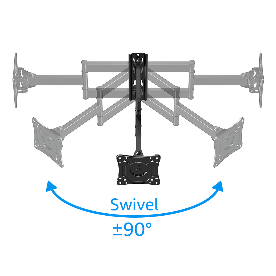 Swivel TV Wall Mount for 14''-42'' TVs E200-S