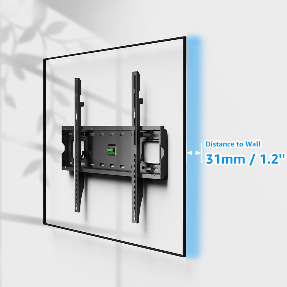 TV Wall Mount Heavy Duty Alloy Steel 32-75inch Fixed 60kg/132lbs MUT0083-F