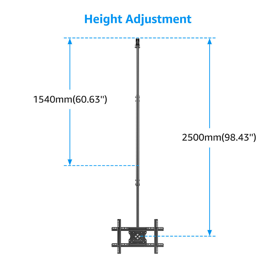 Ceiling TV Mount for 24''-65'' TVs MUT0026-25