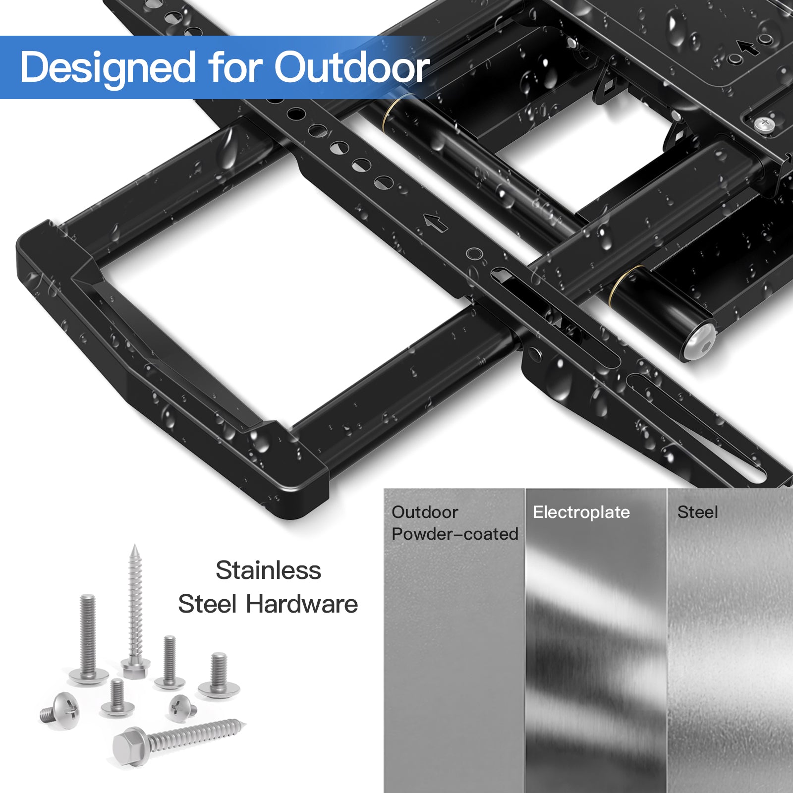 Outdoor TV Wall Mount for 42''-75'' TVs MUT0047-L-OD