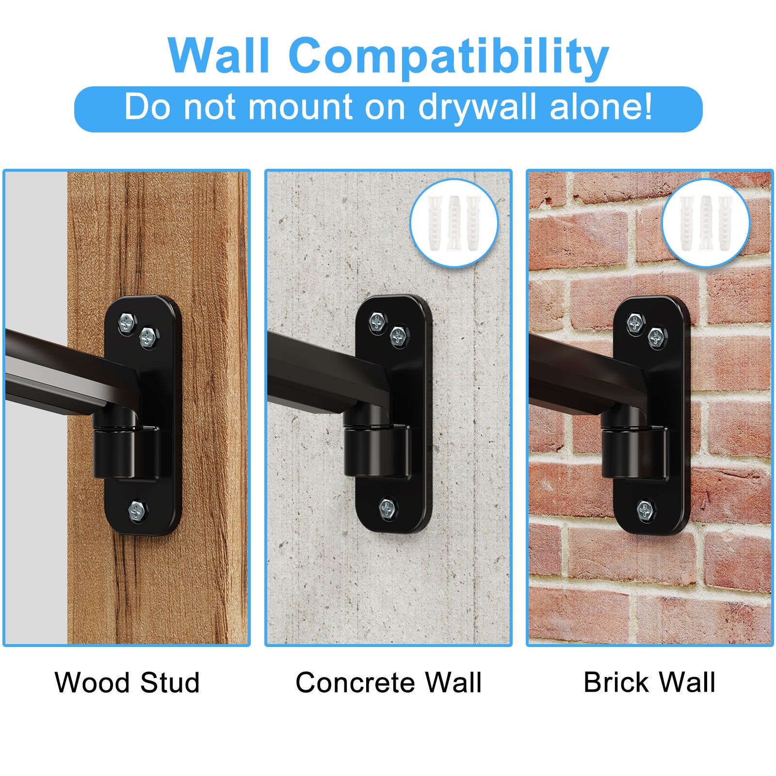 Single Monitor Wall Mount for 17"-32'' Monitors MUA2011B