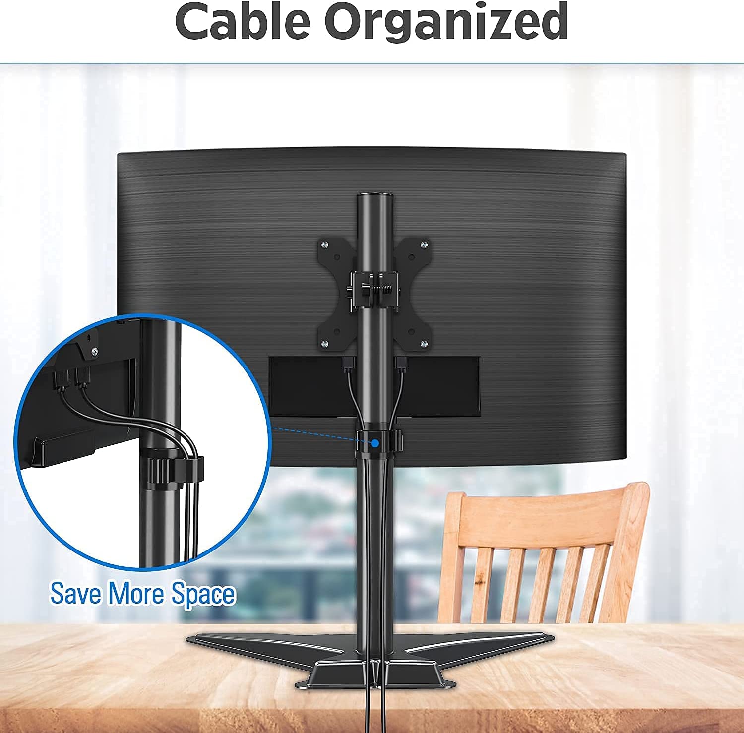 Single Monitor Desk Stand for Max 32'' Monitors MUA1001