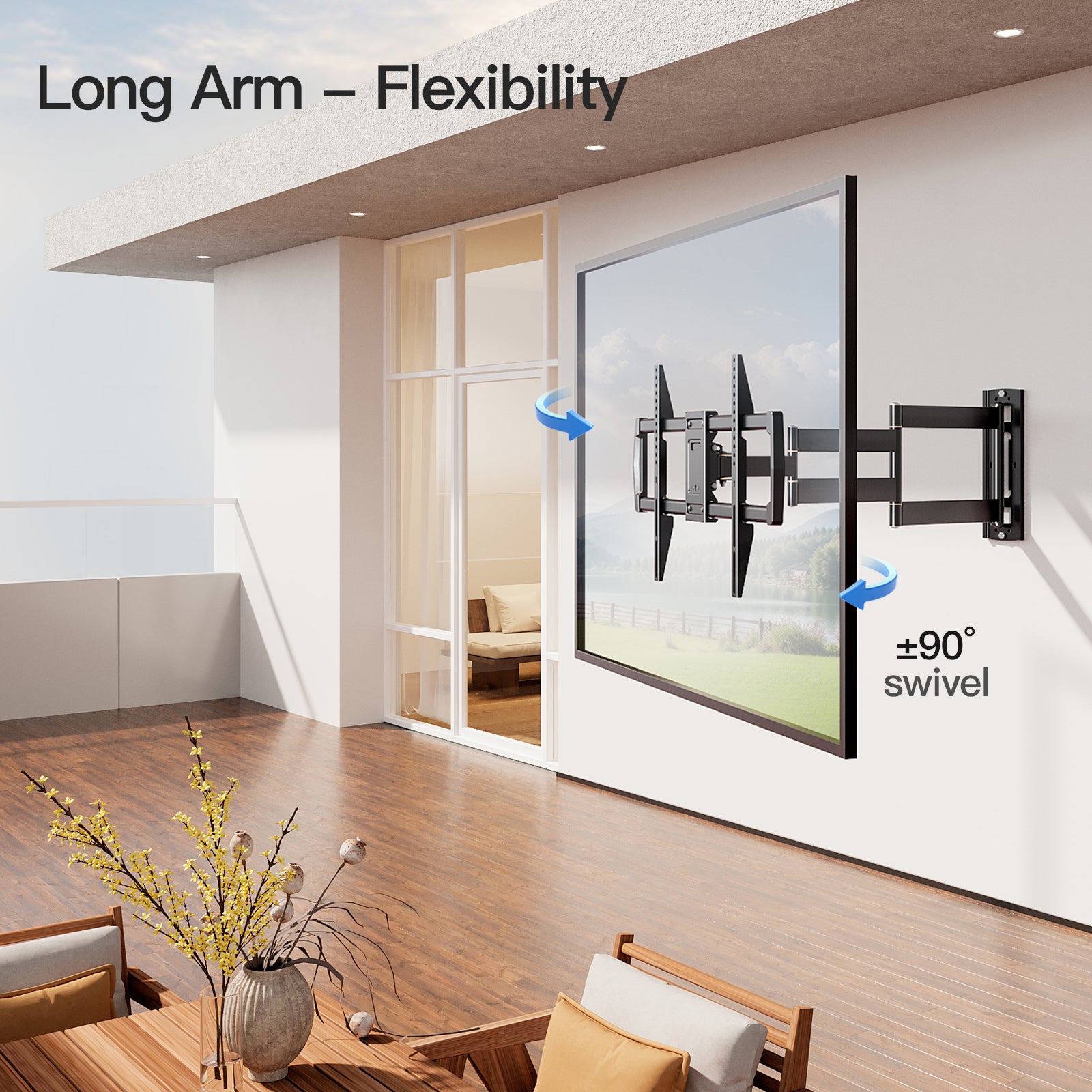 Outdoor TV Wall Mount for 42''-75'' TVs MUT0047-L-OD
