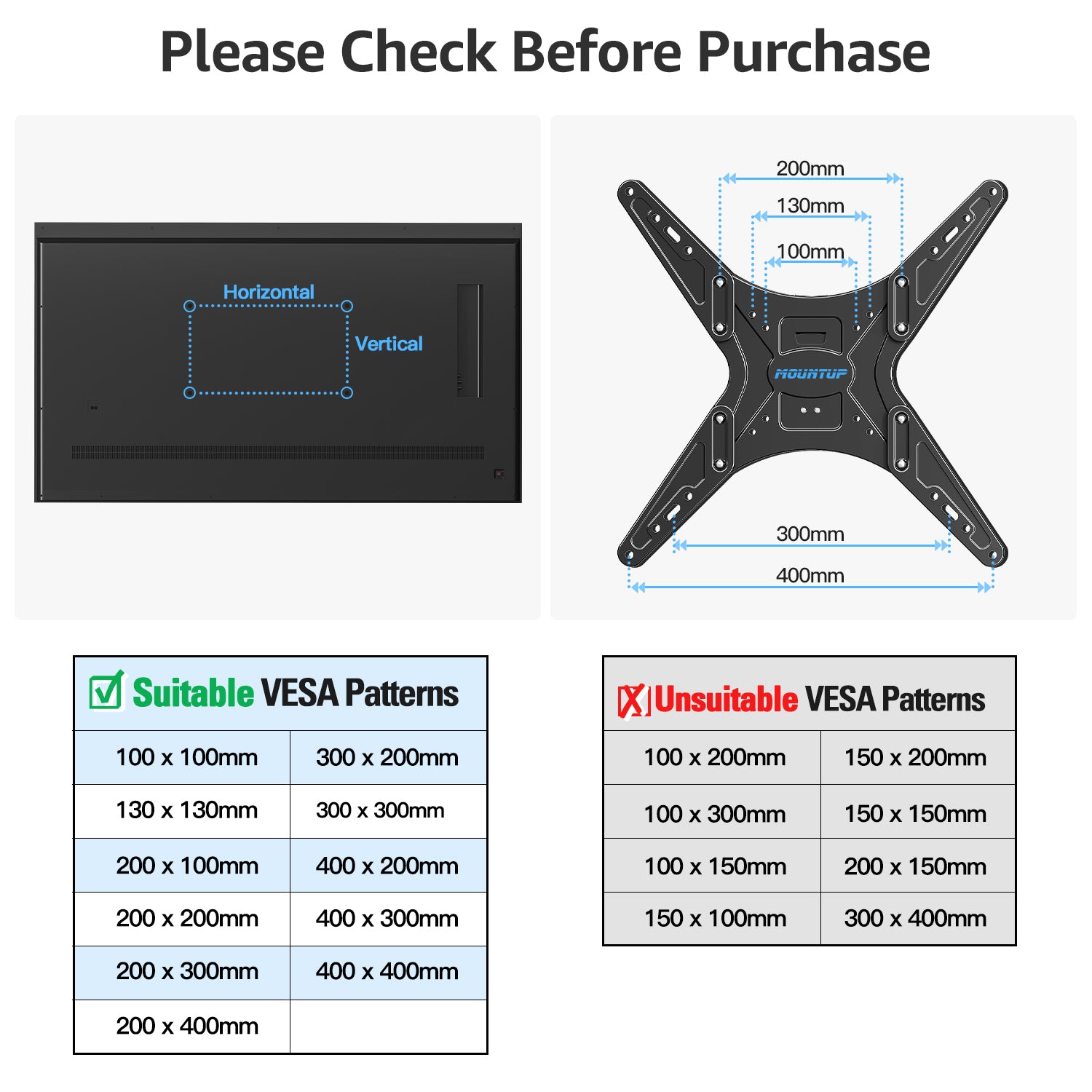 Outdoor Long Arm TV Wall Mount for 26''-65'' TVs MUT0047-OD
