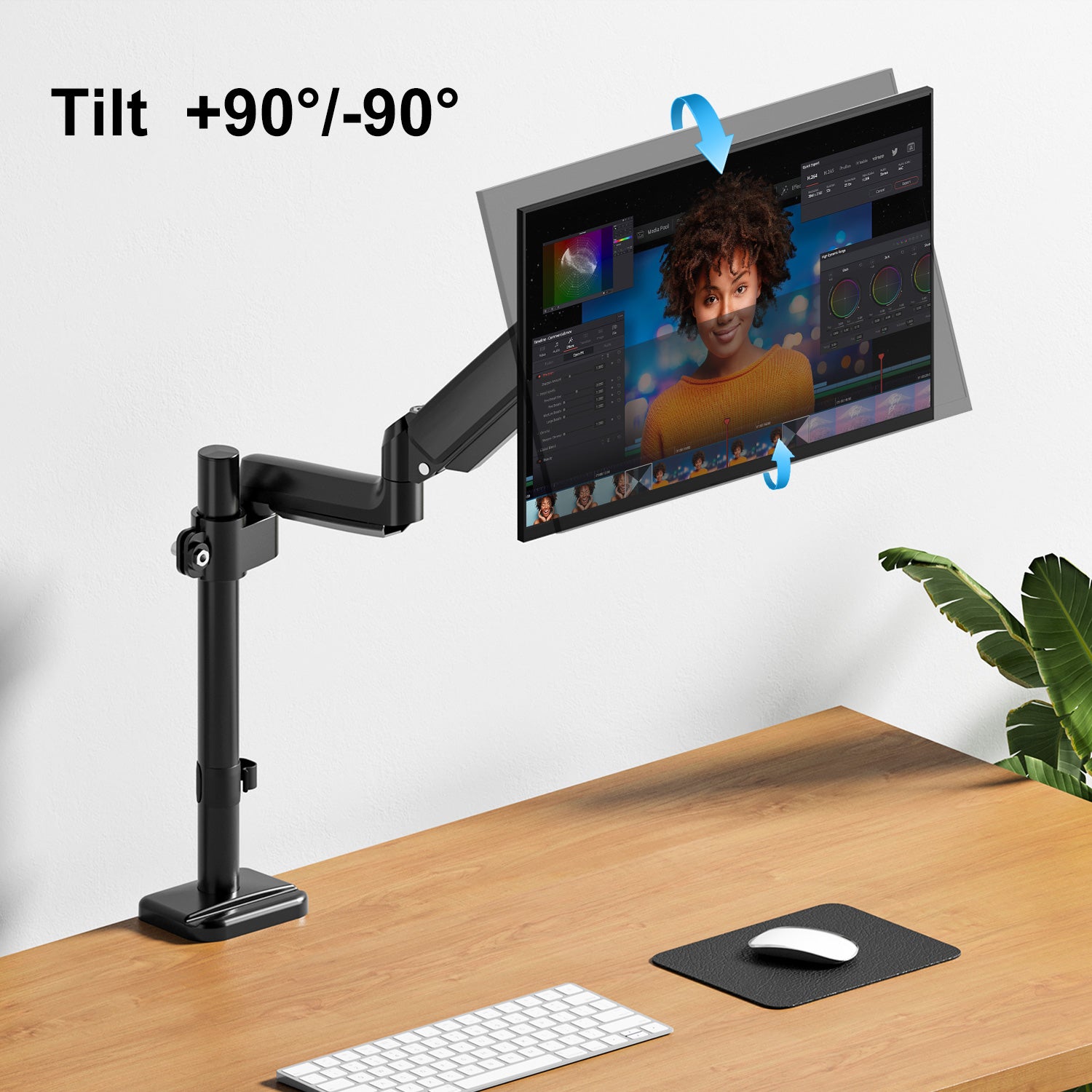Single Monitor Desk Mount for 13''-32'' Monitors MUA6007