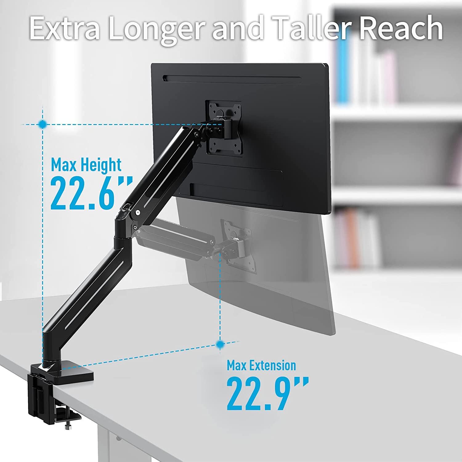 Single Monitor Desk Mount for 13'' to 42’’ Monitors MUA7003