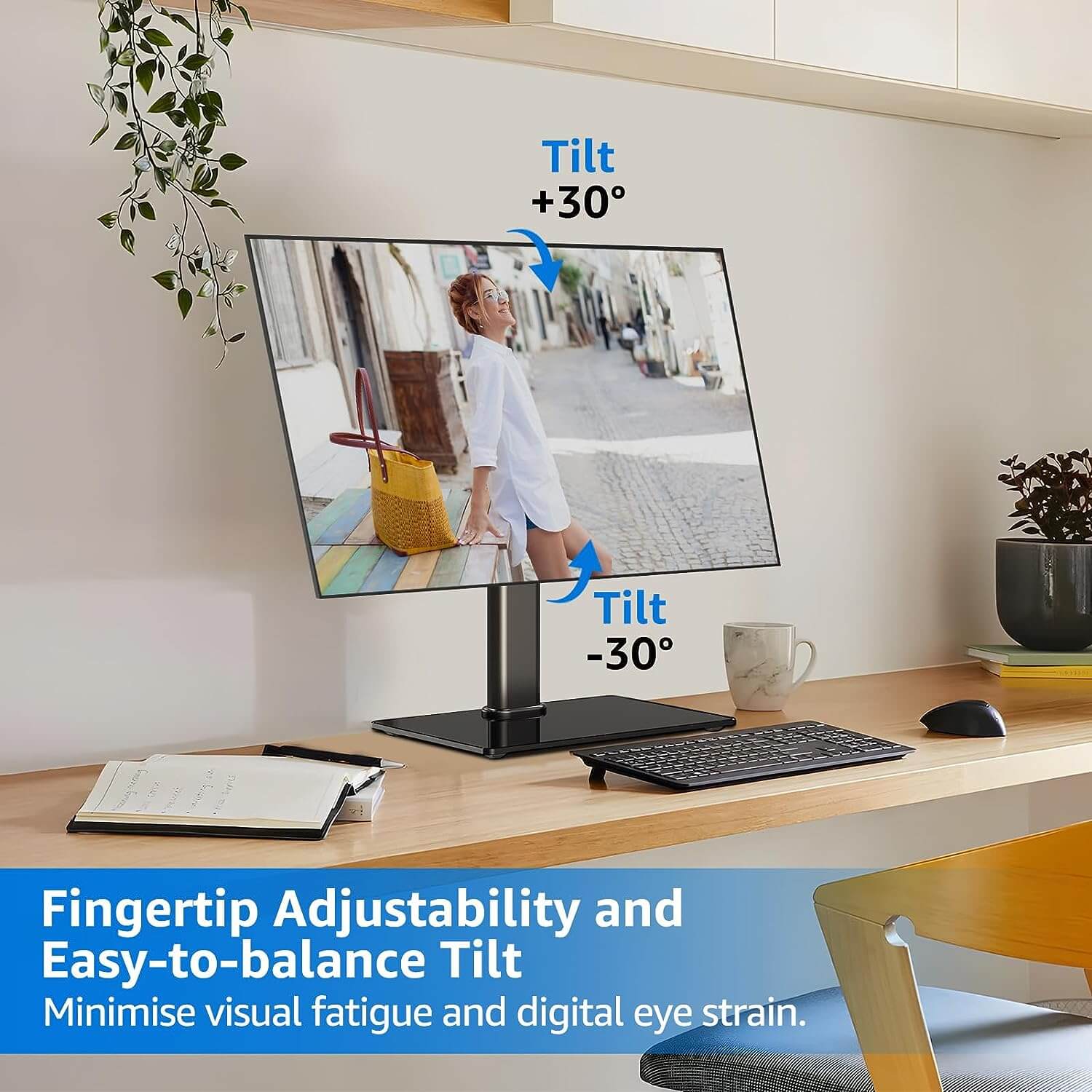 Single Monitor Desk Stand for 13''-32’’ Monitors MUA1003