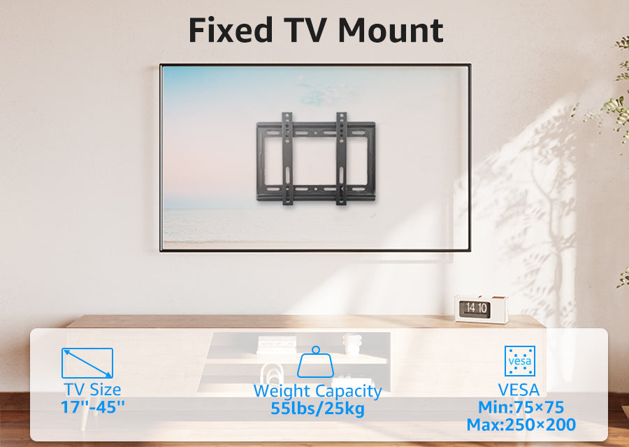 Fixed TV Mount Wall Rack TV Bracket 17-45 Inch MUT0067A