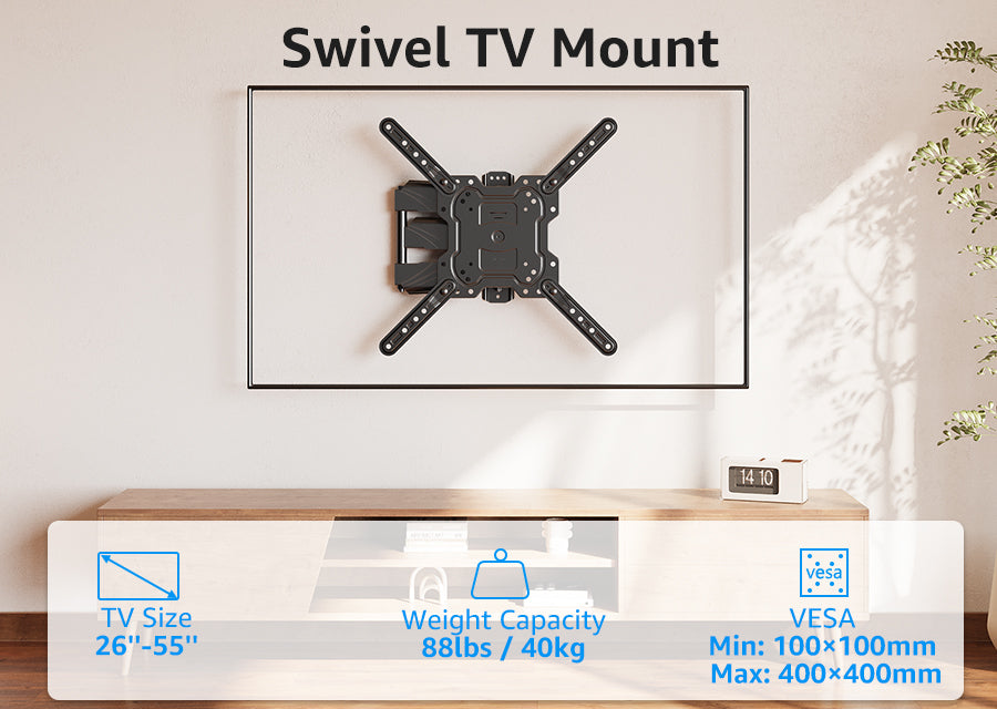 TV Wall Swivel Arm Bracket for 26''-55'' TVs MUT0070