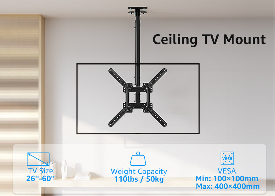 TV Ceiling Mount for 26''-60'' TVs MUT0095-M