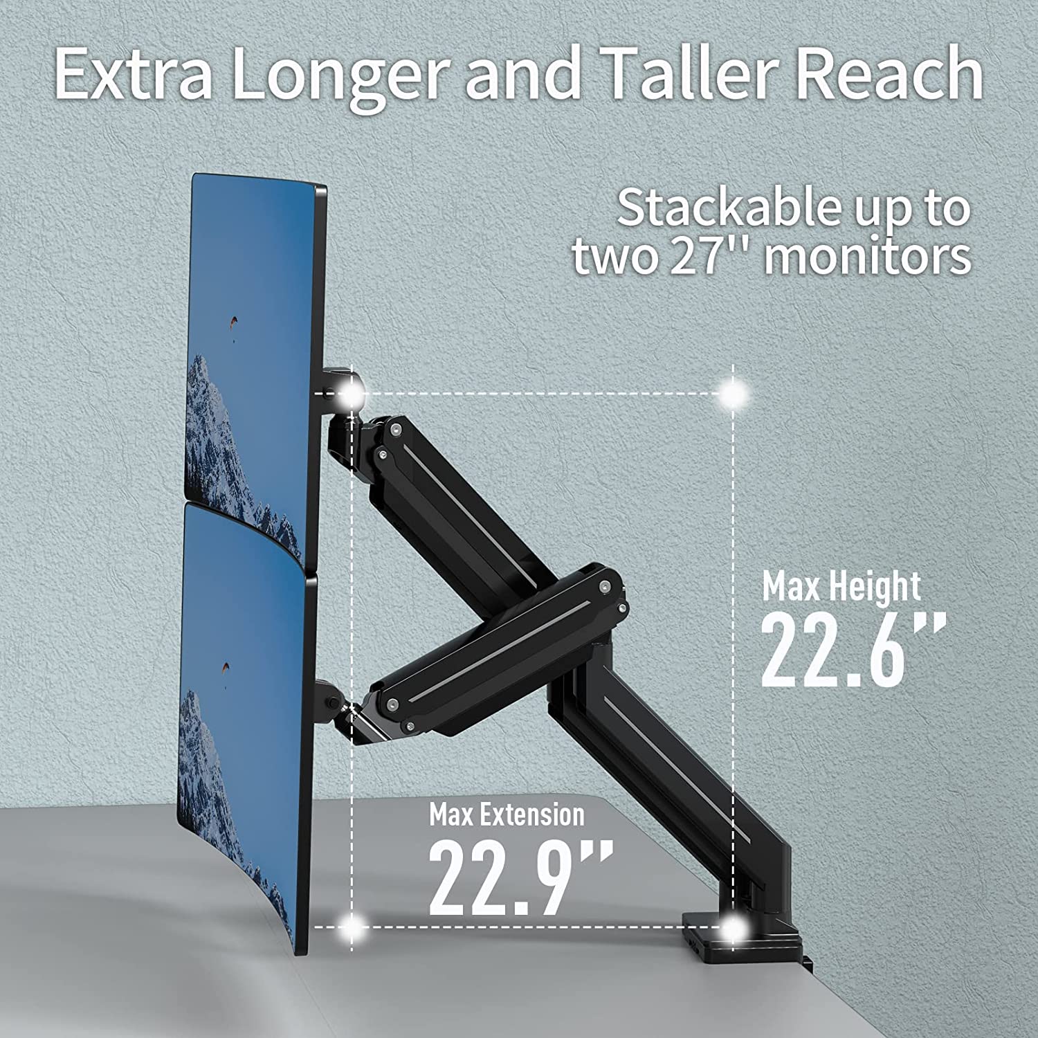 Dual Monitor Desk Mount for 13''-42'' Monitors MUA7004