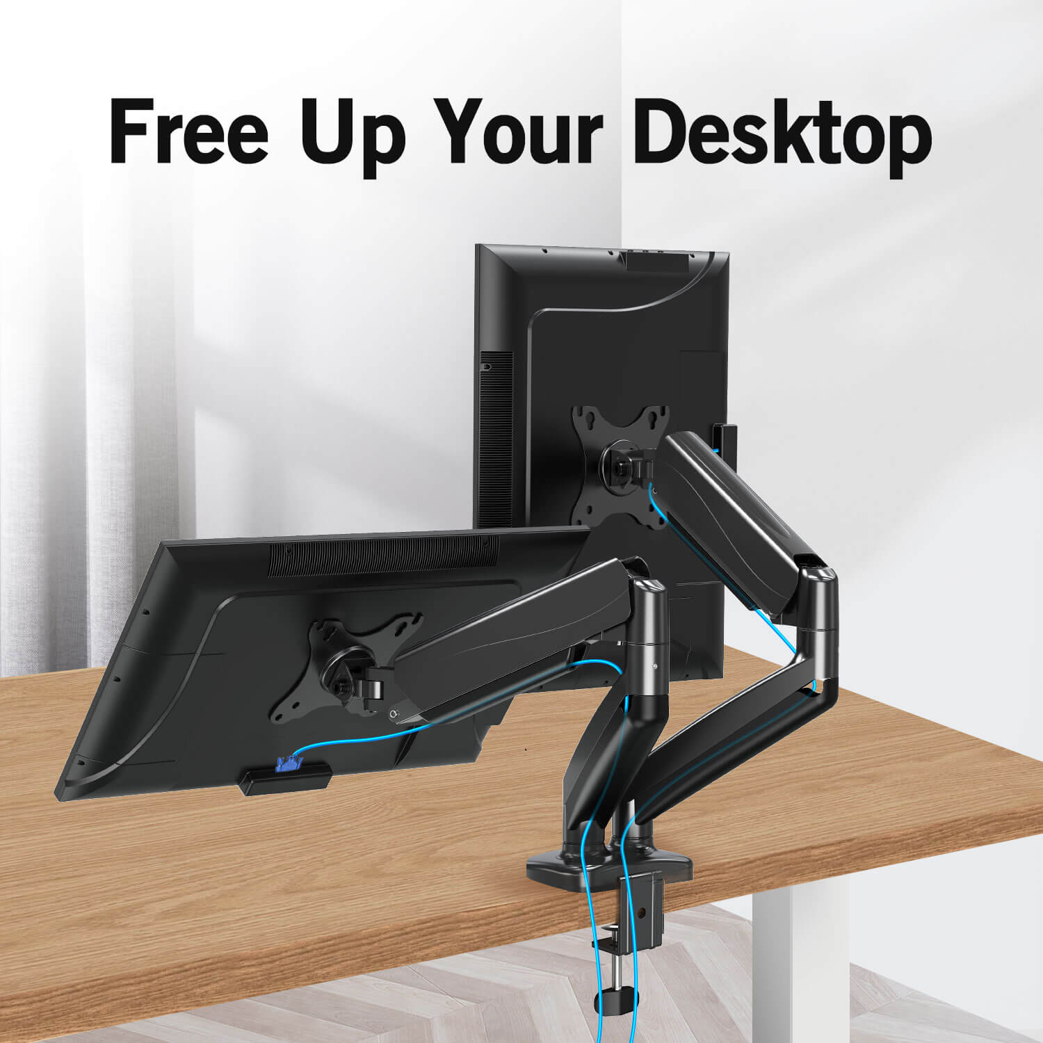 Dual Monitor Desk Mount for Max 32'' Monitors MUA0005