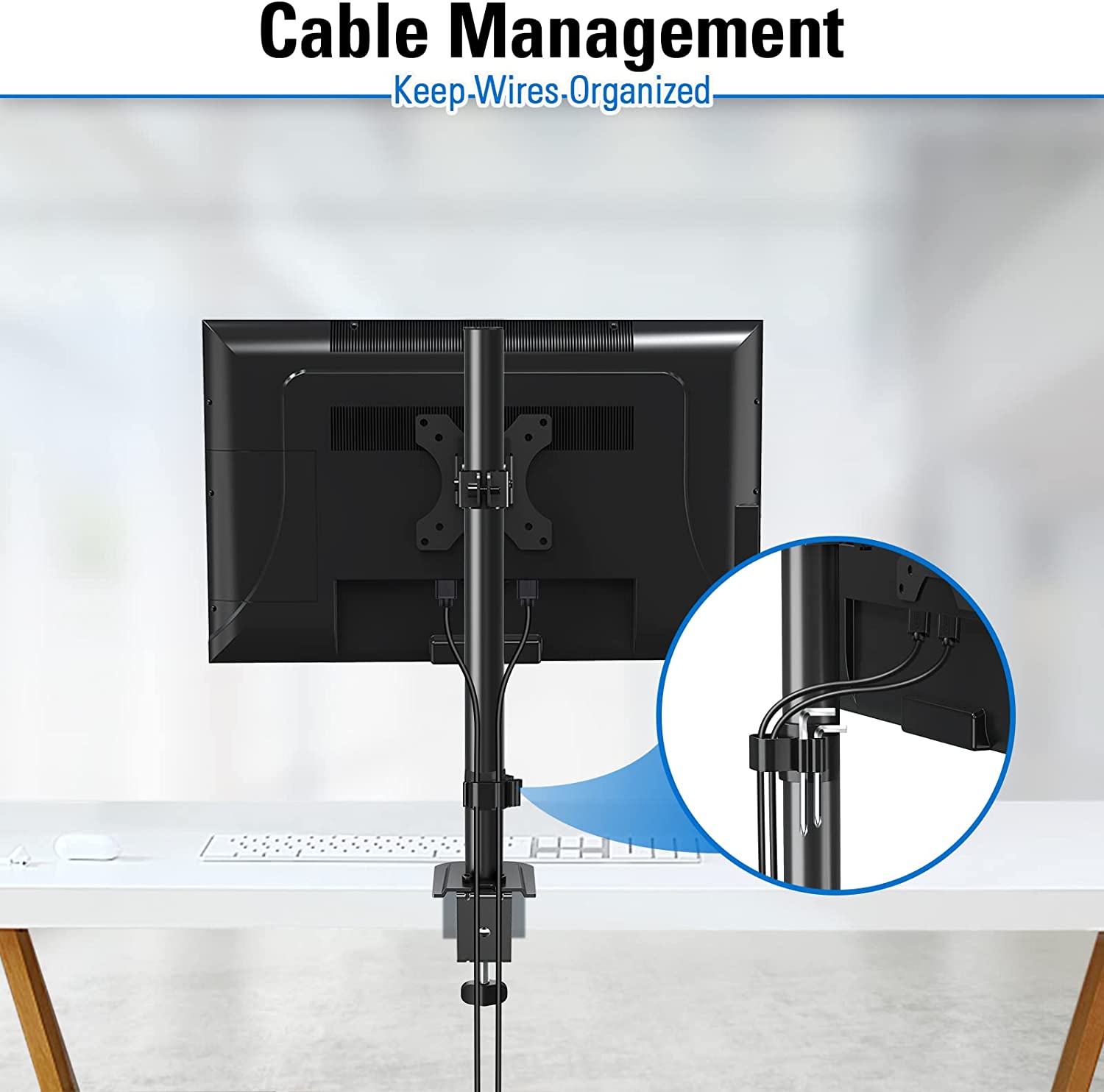 Single Monitor Desk Mount for 13''-32'' Monitors MUA4003