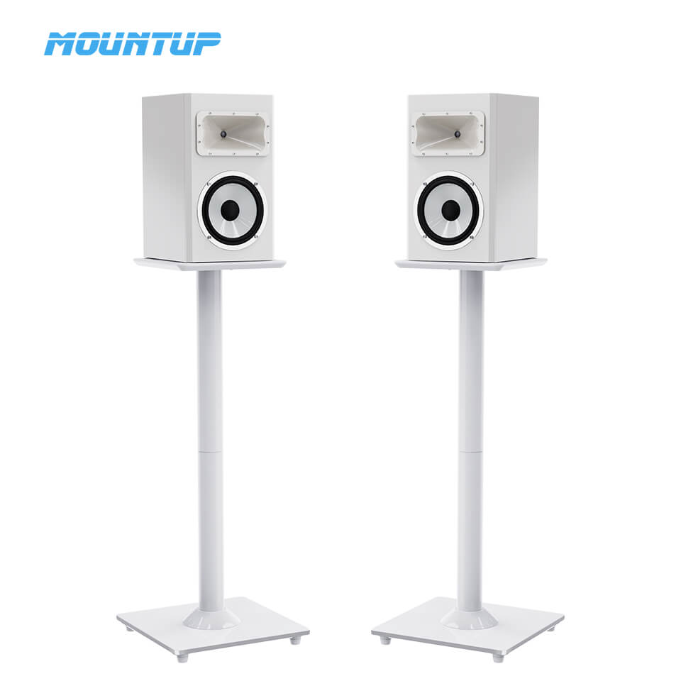 Universal Speakers Stands Pair 28.3" to 37.4" Height Adjustable Audio Stand MUS9132