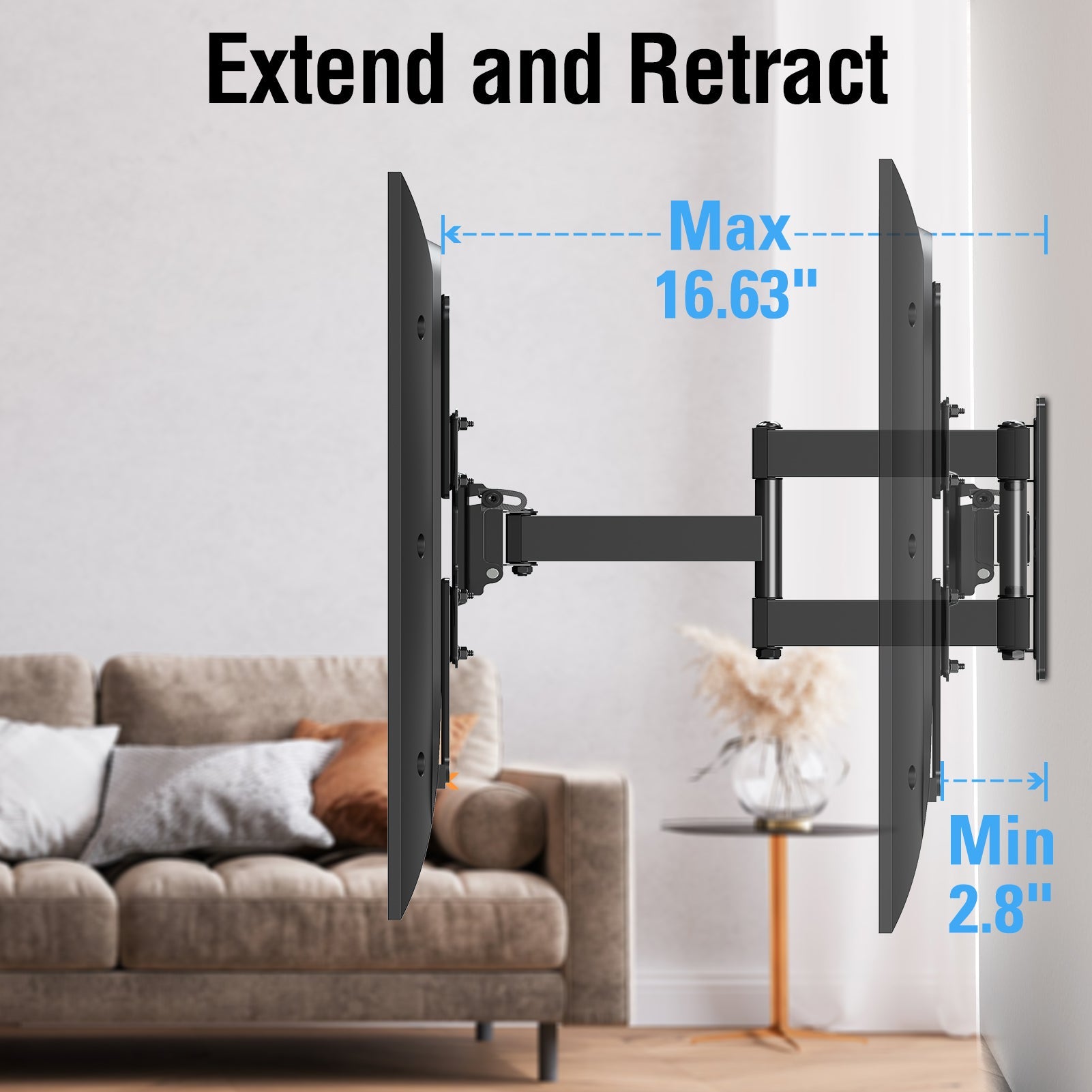 Full Motion TV Wall Mount for 22''-55" TVs MUT0065