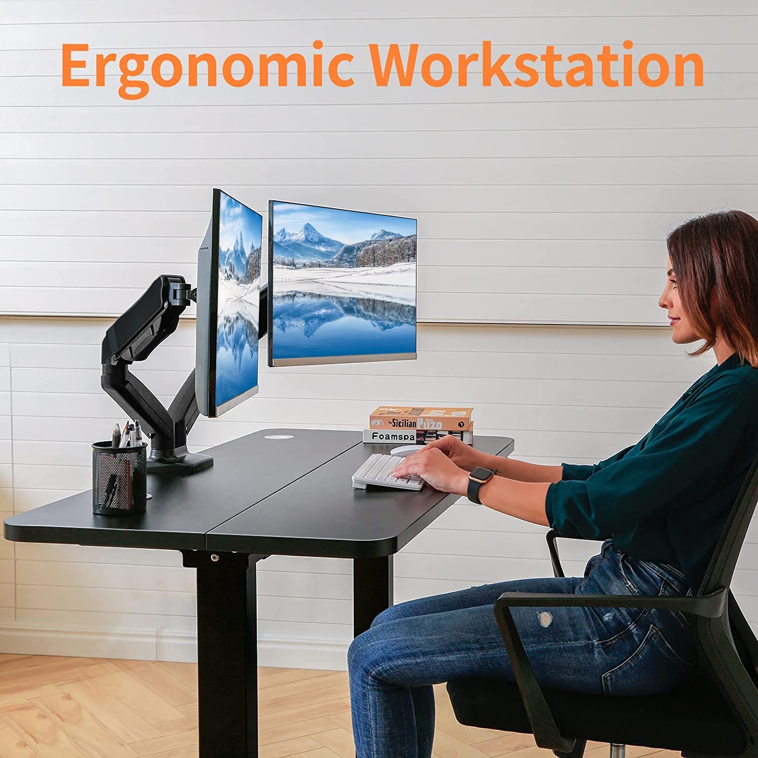 48'' Electric Sit Stand Desk