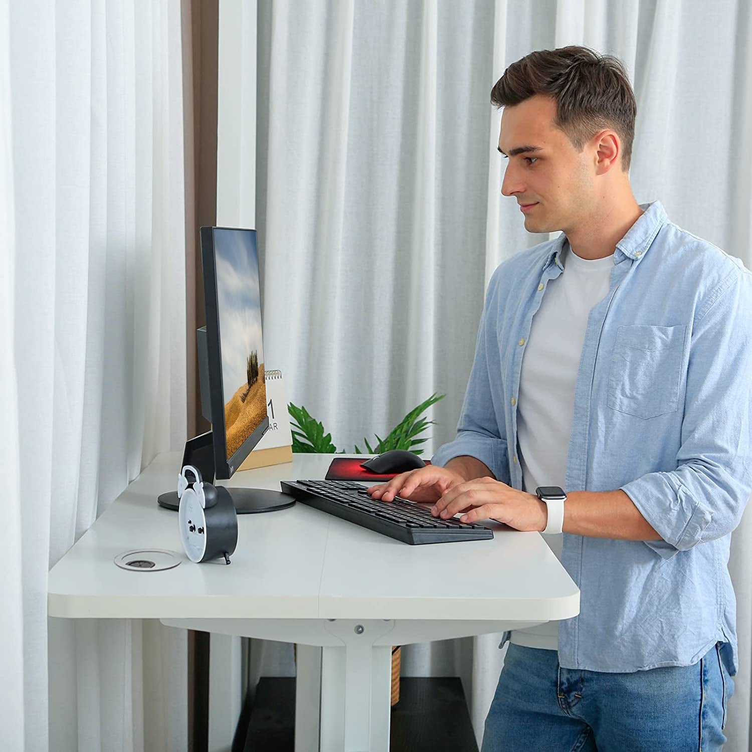 48'' Electric Sit Stand Desk