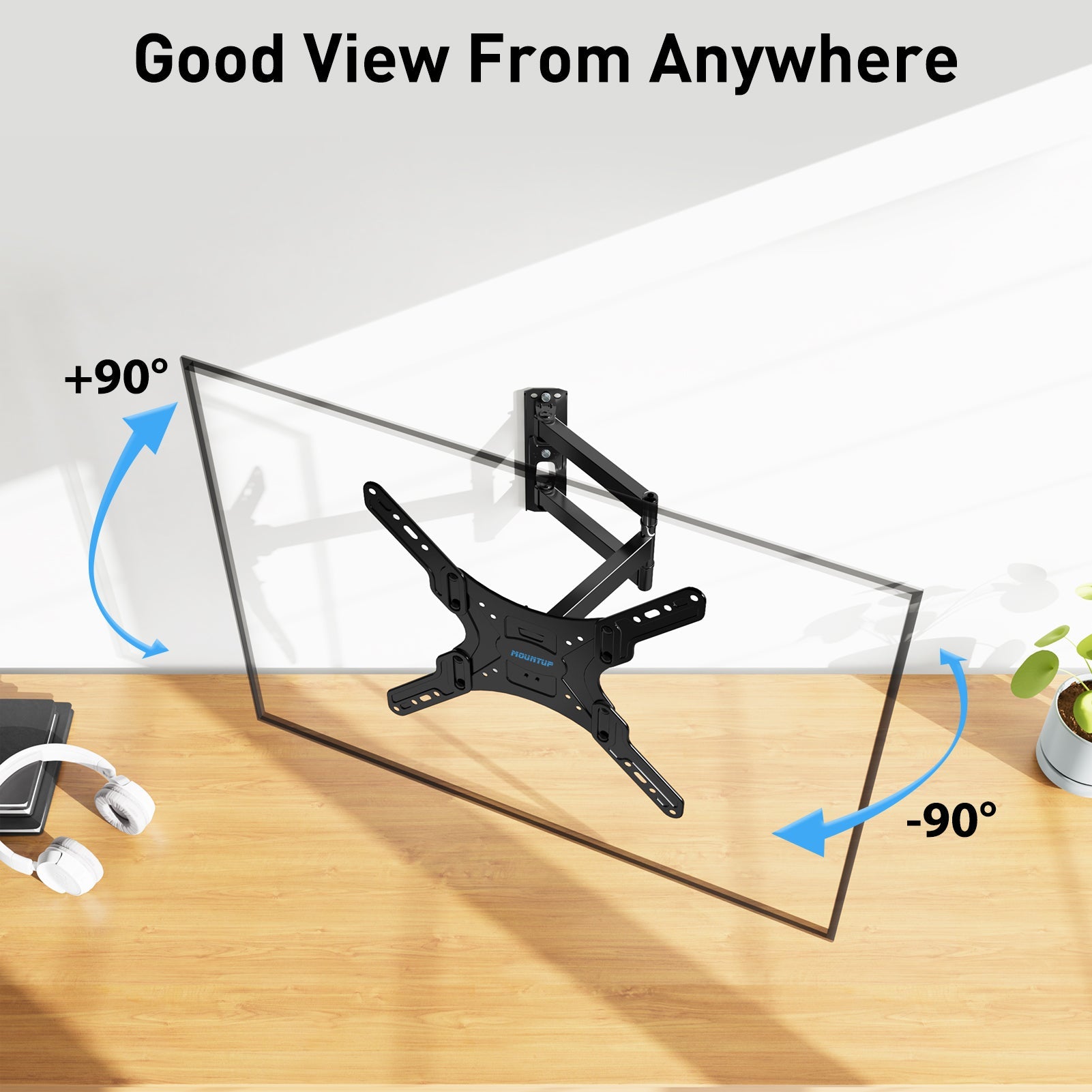 Full Motion TV Wall Mount For 26"-60" TVs MUT0020