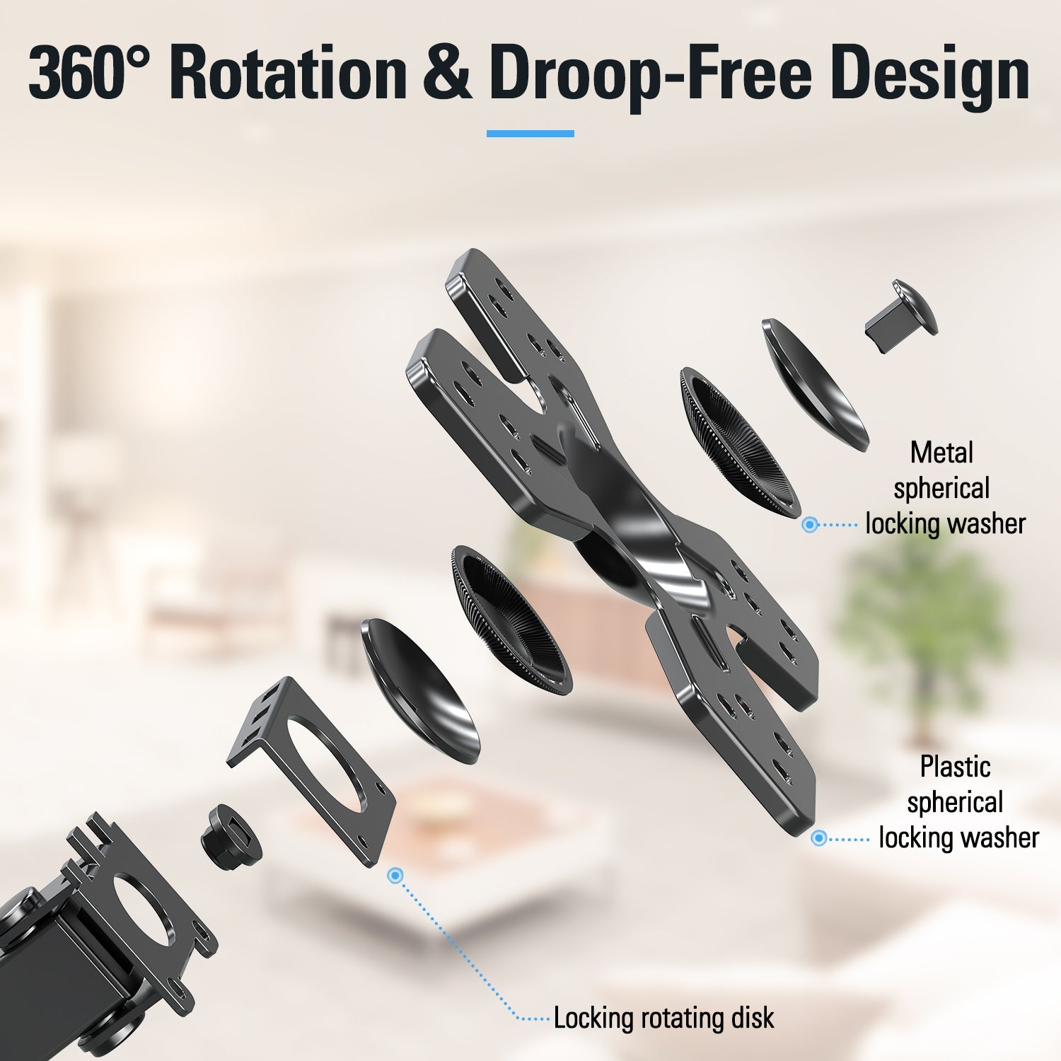 Full Motion TV Wall Mount for 13''-30" TVs MUT0046