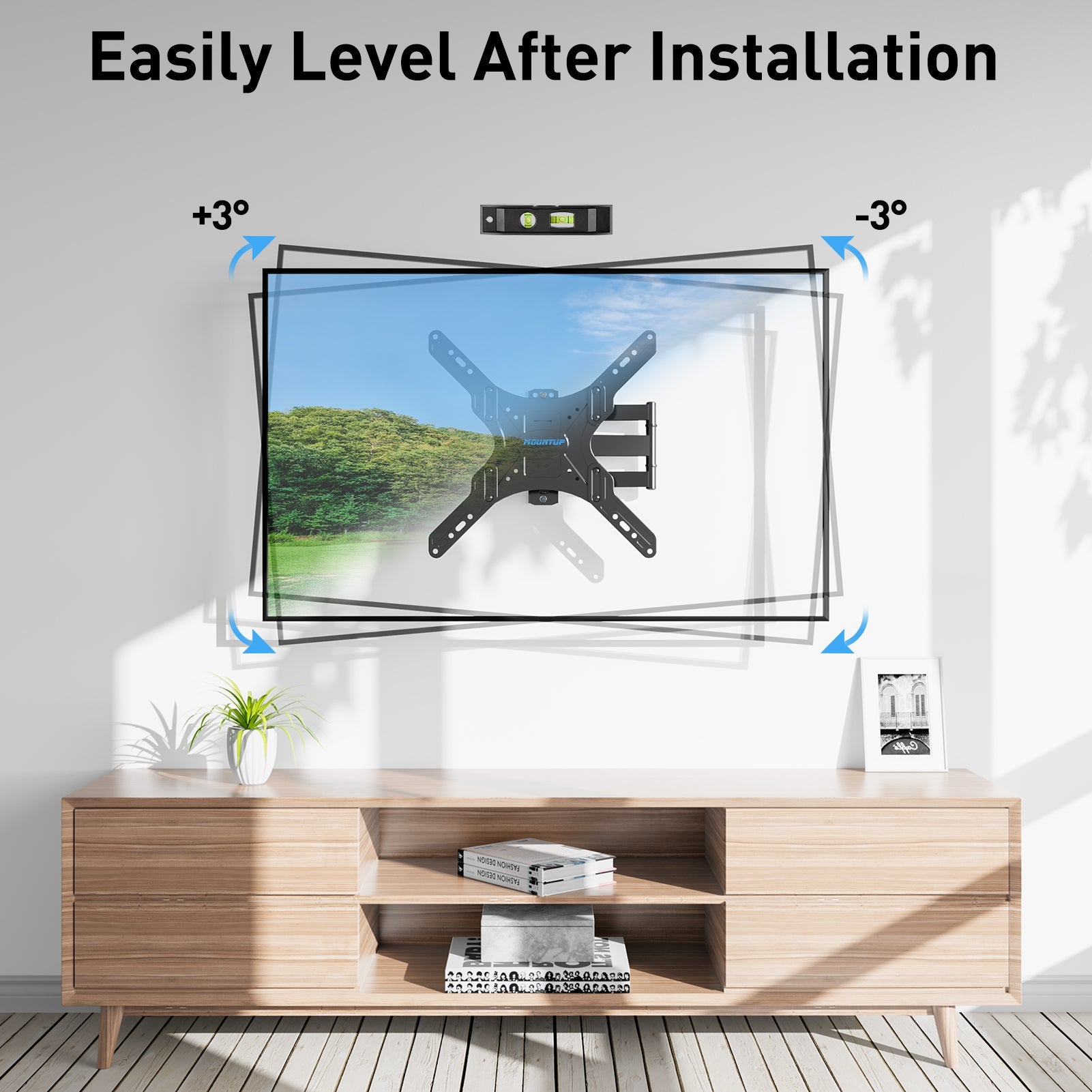 Full Motion TV Wall Mount For 26"-60" TVs MUT0020
