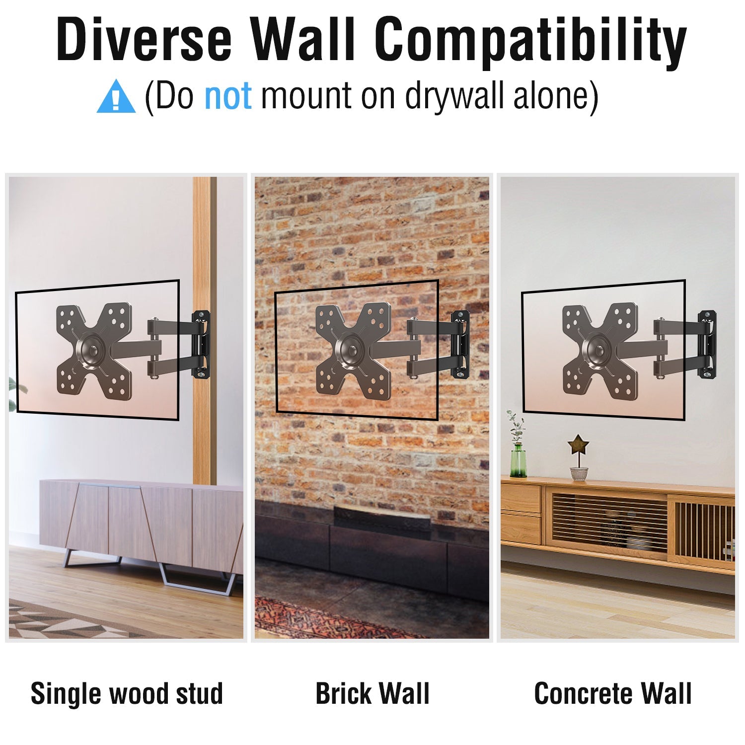 Full Motion TV Wall Mount for 13''-30" TVs MUT0046