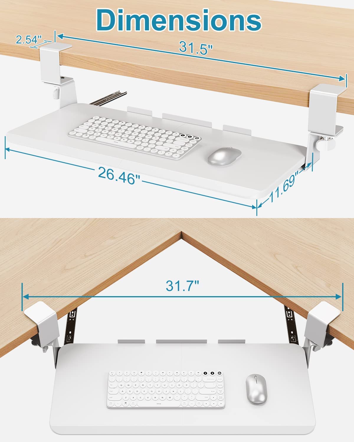 ZIMILAR Keyboard Tray