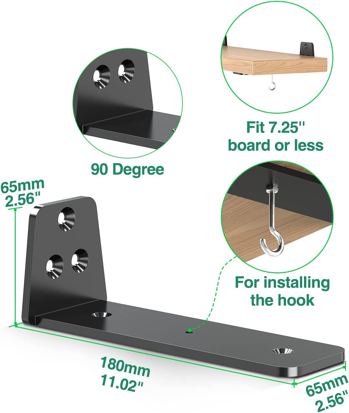ZIMILAR Floating Shelves fitting bracket