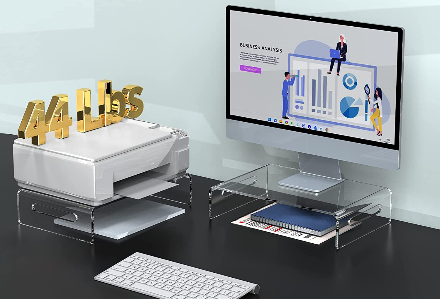 Smatto Monitor Stand Riser for Computer Laptop Printe