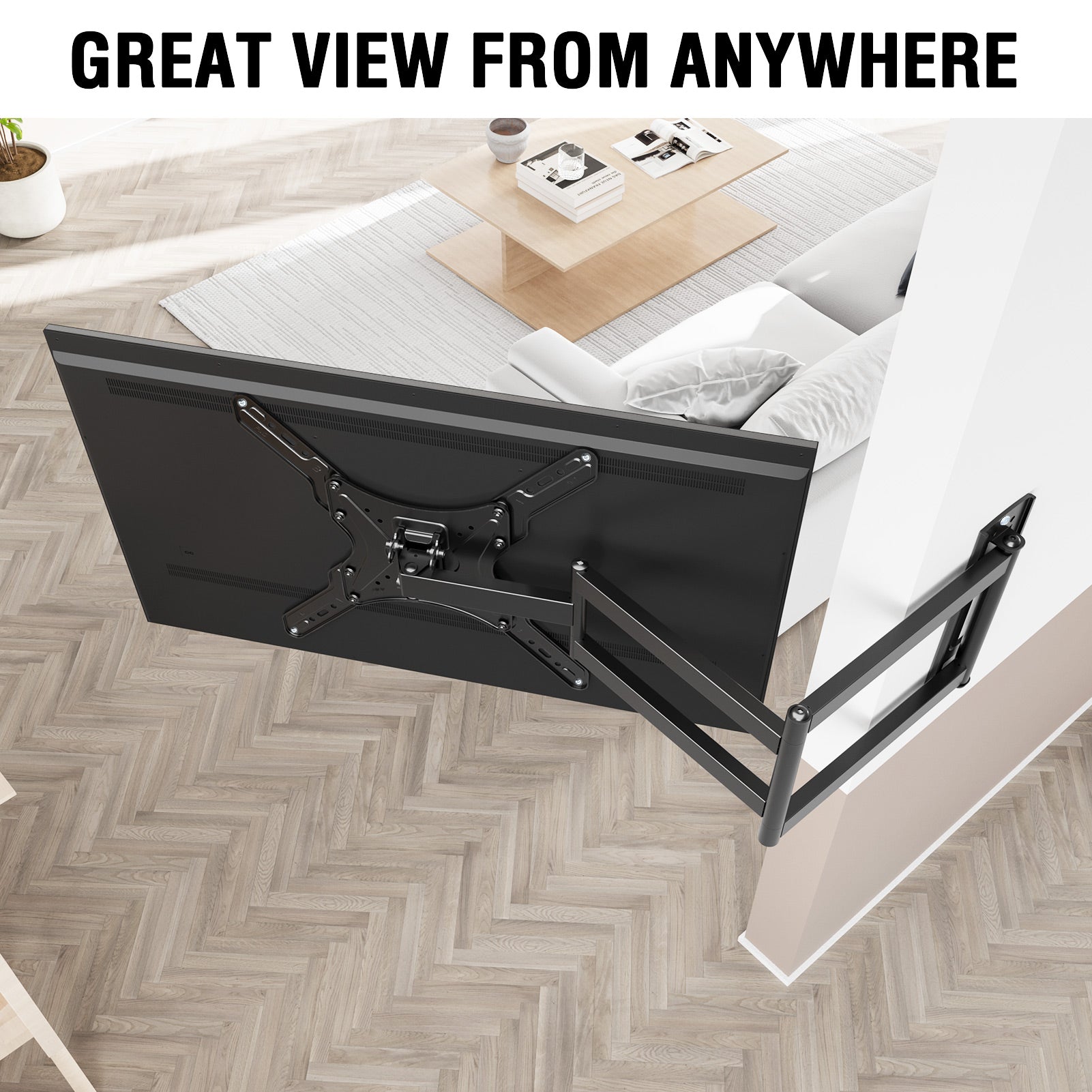 Full Motion TV Mount Long Arm For 26"-65" TVs MUT0047