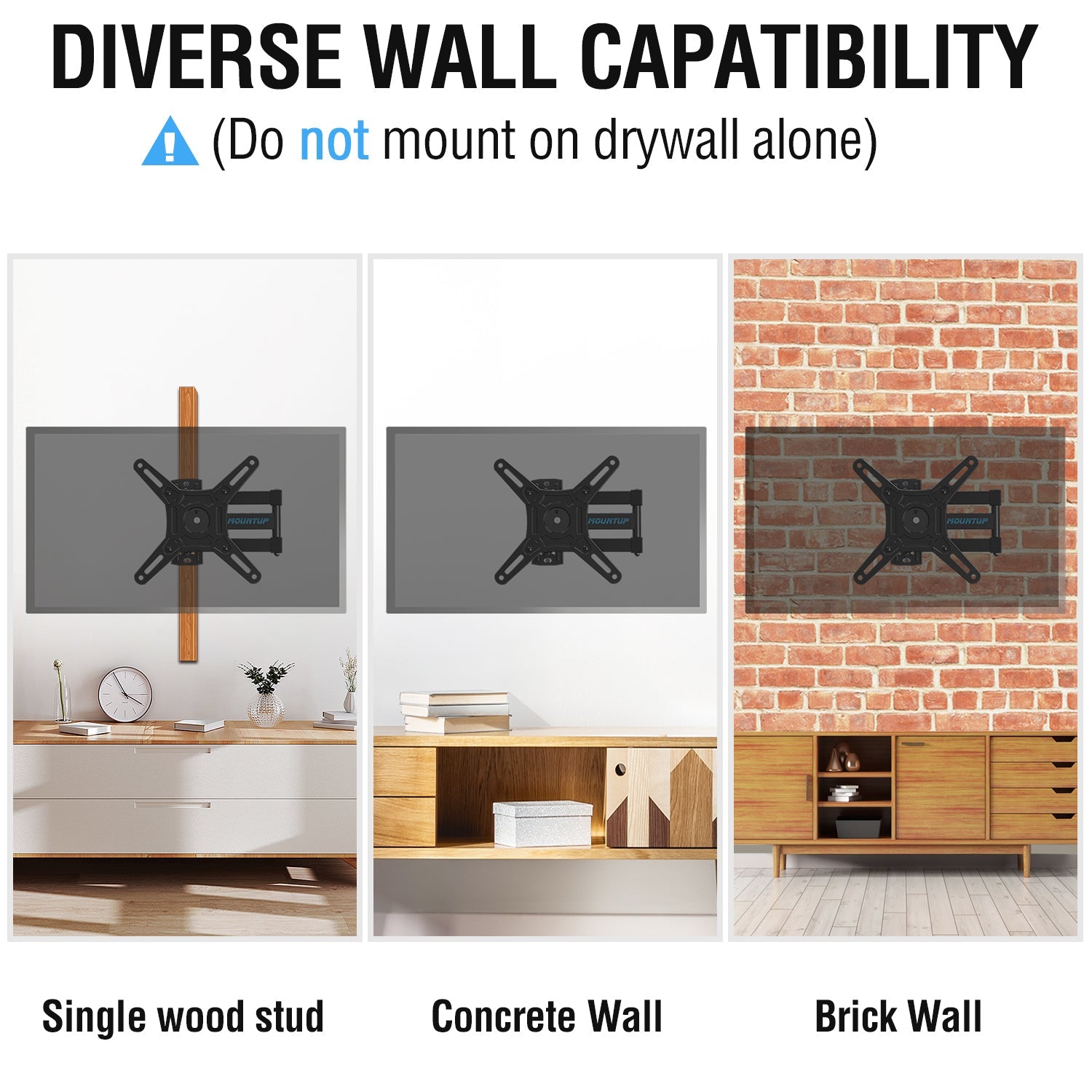 Full Motion TV Wall Mount for 14''-42" TVs MUT0030
