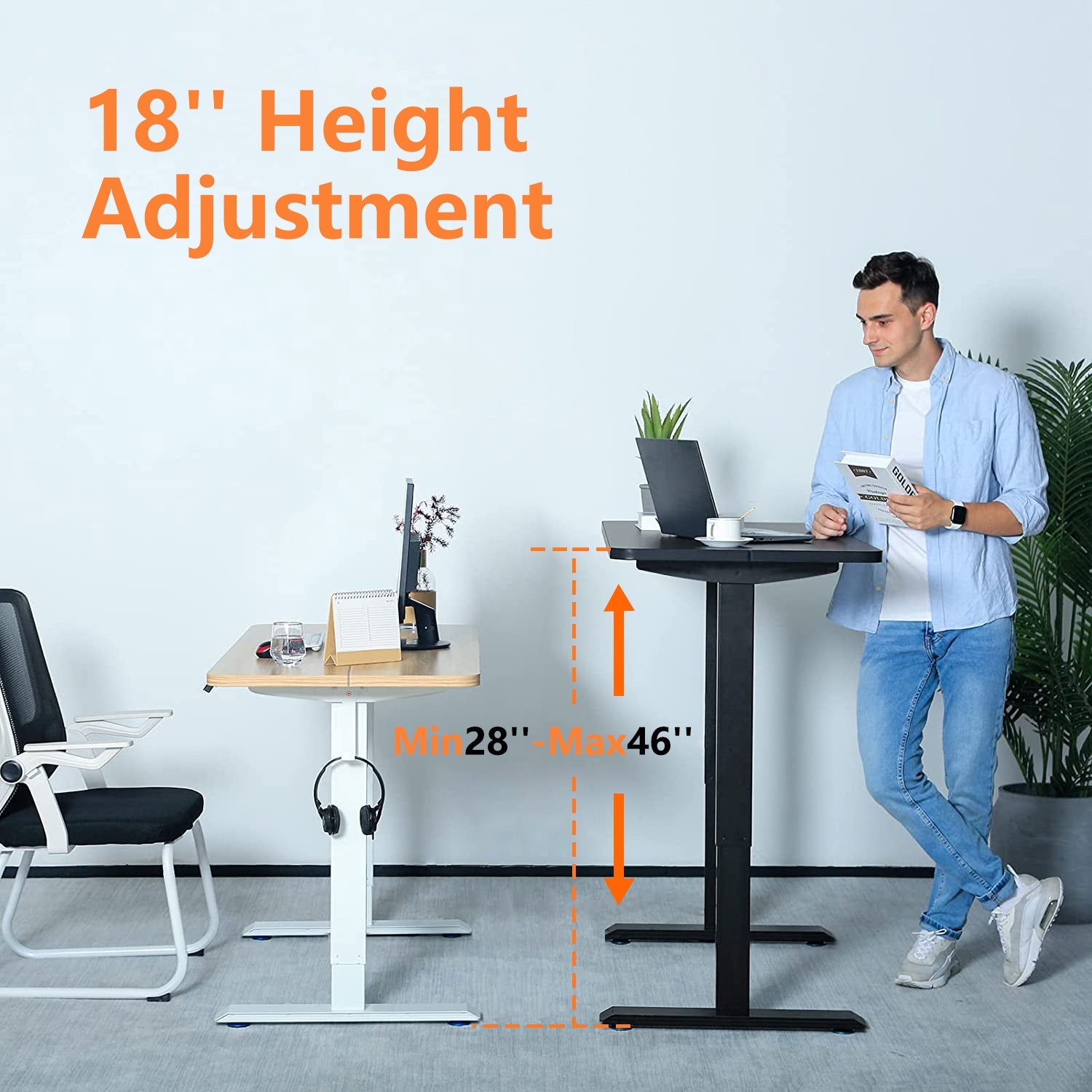 48'' Electric Sit Stand Desk