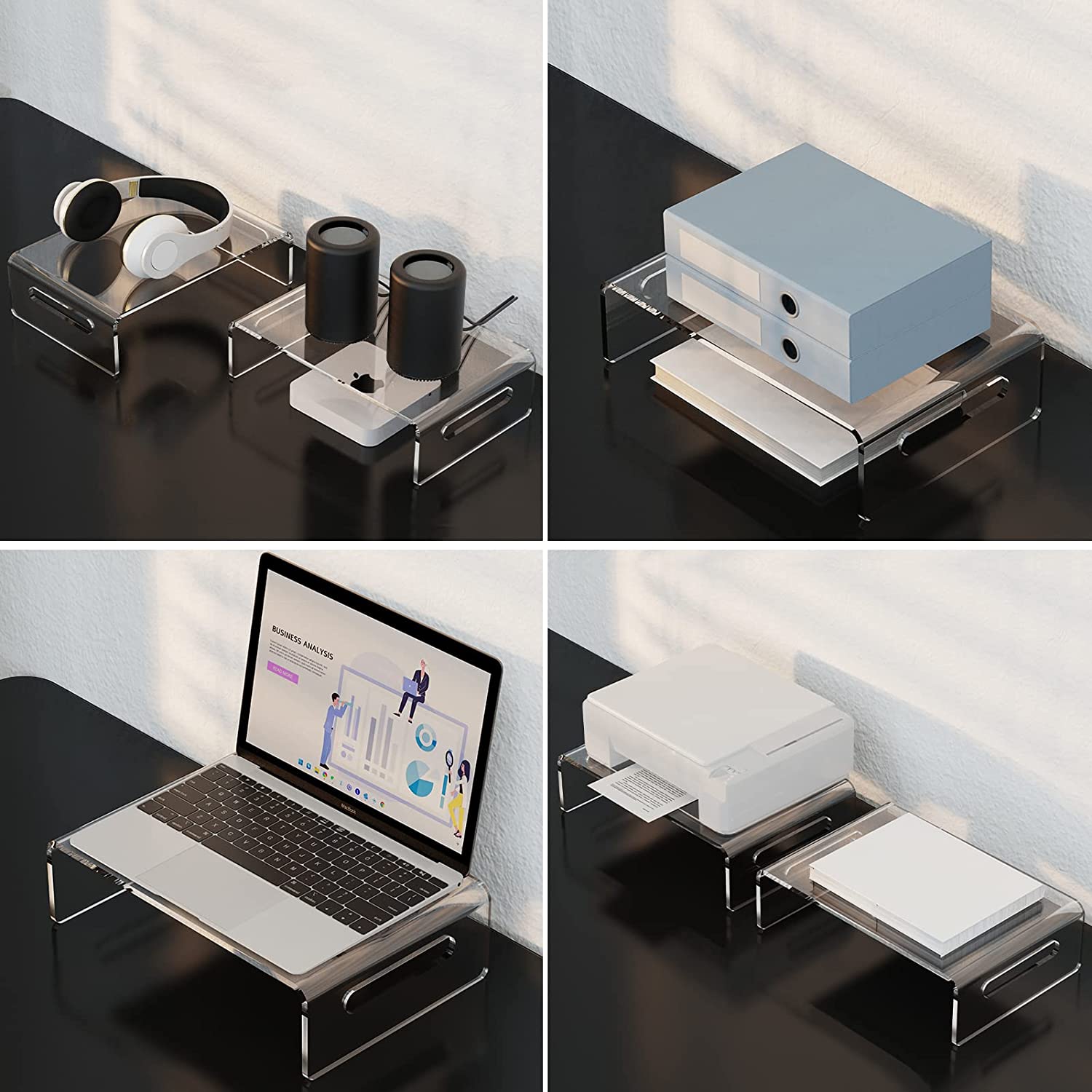 Smatto Monitor Stand Riser for Computer Laptop Printe