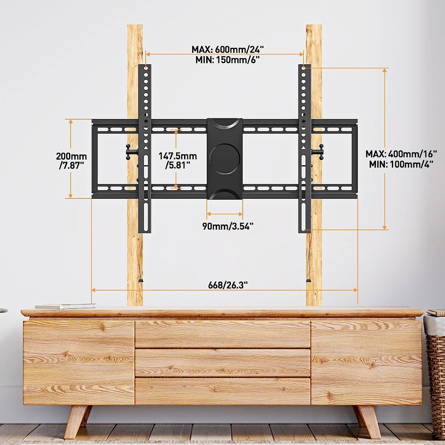 Tilting TV Wall Mount for 37'''-75'' TVs