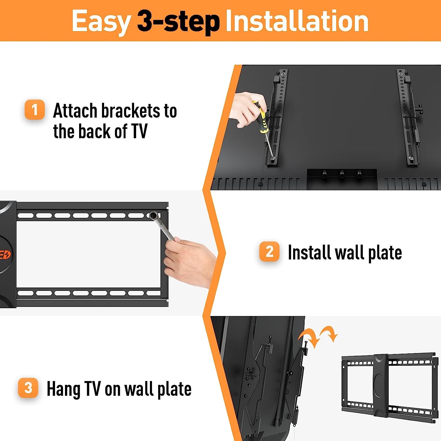 Tilting TV Wall Mount for 37'''-75'' TVs