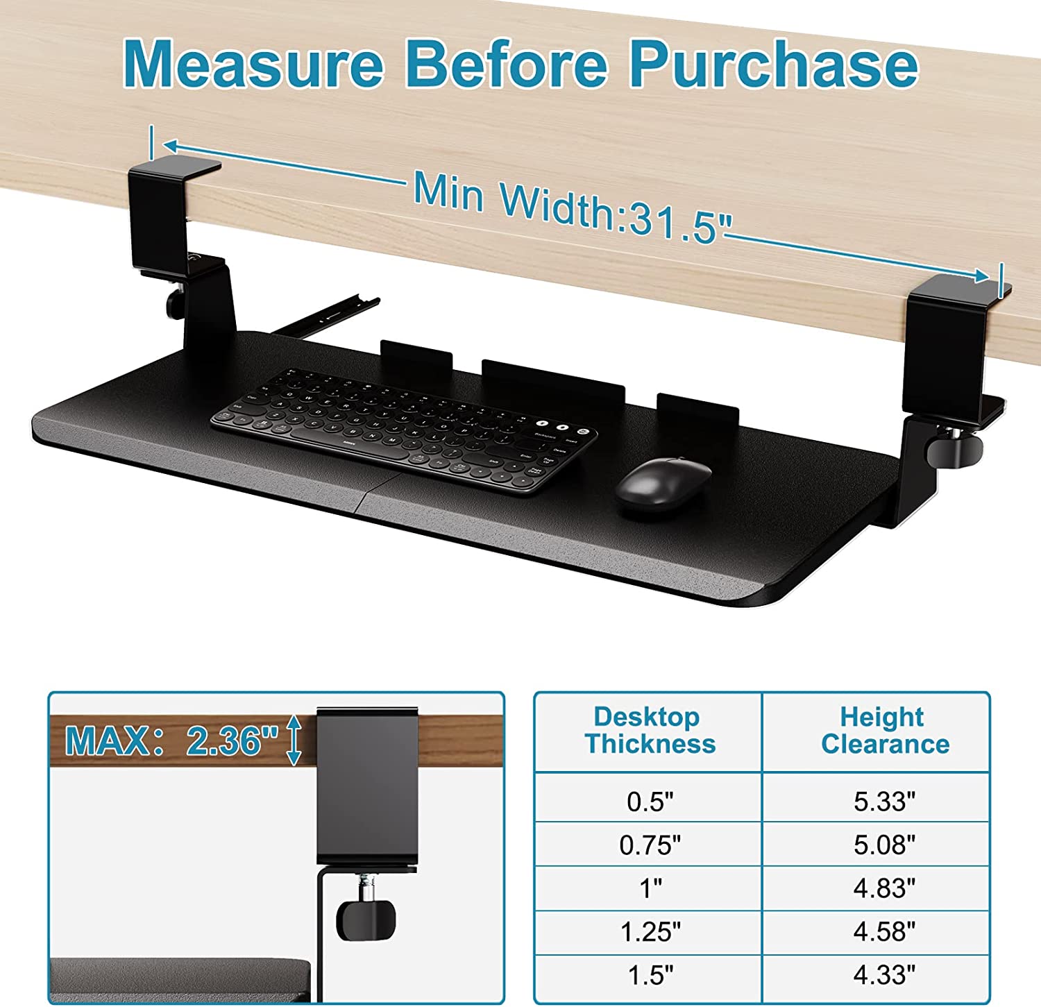 Smatto Keyboard Tray