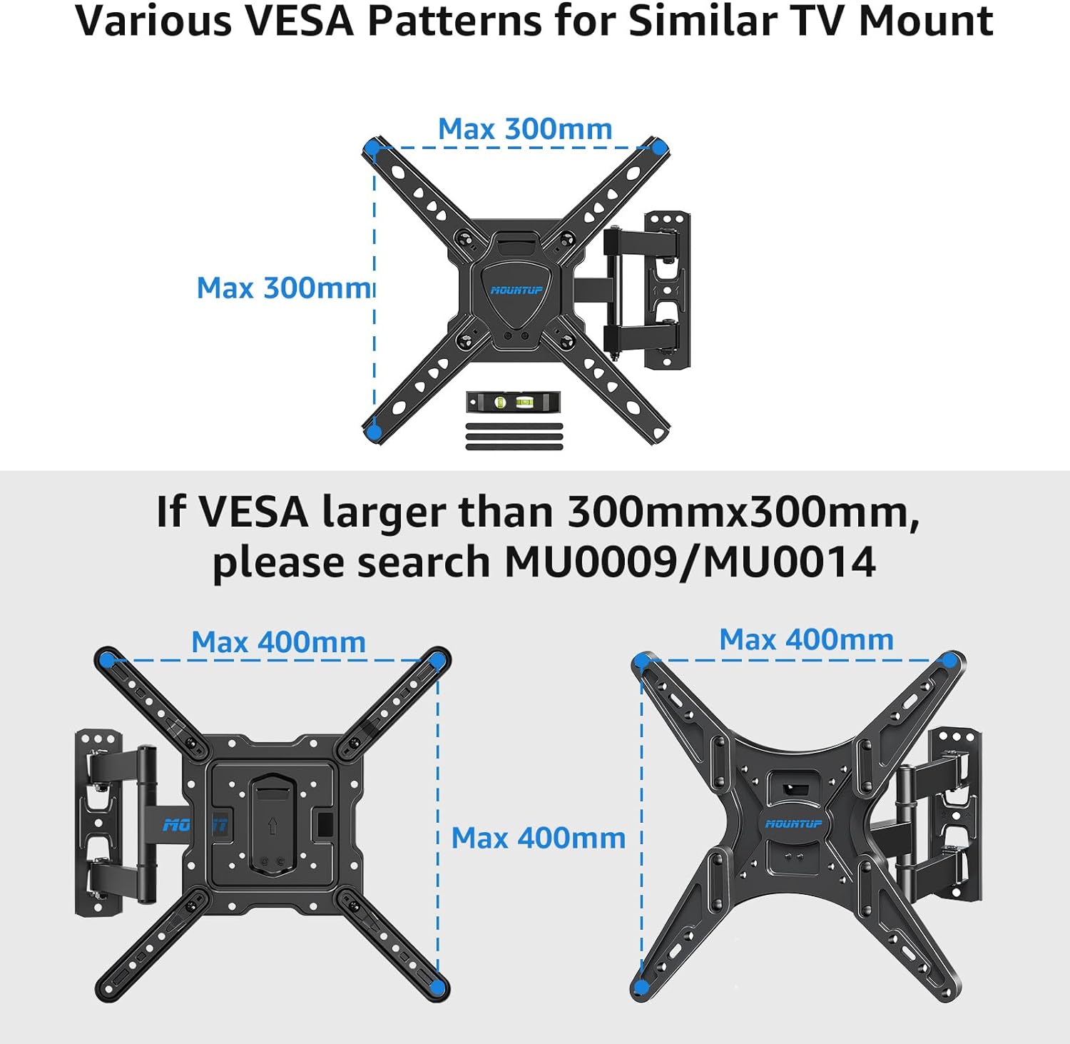 Full Motion TV Wall Mount for 26''-50" TVs MUT0018